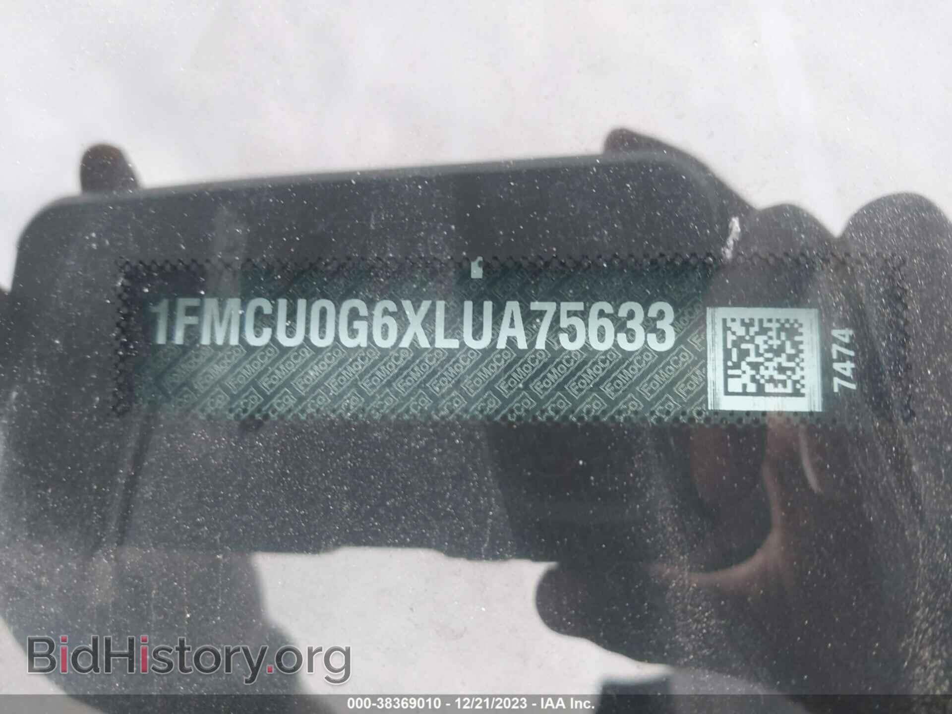 2020 FORD ESCAPE - VIN: 1FMCU0G6XLUA75633 - Фото 9