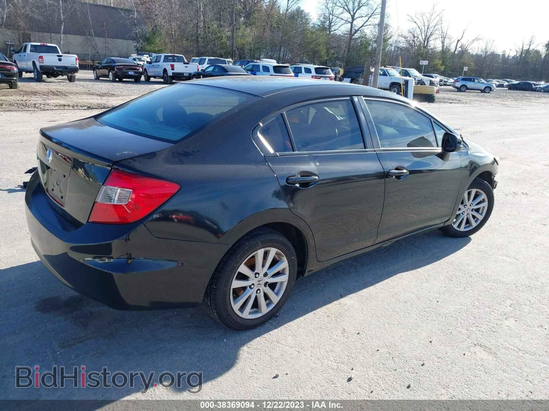 2012 HONDA CIVIC - VIN: 2HGFB2F86CH502932 - Фото 4