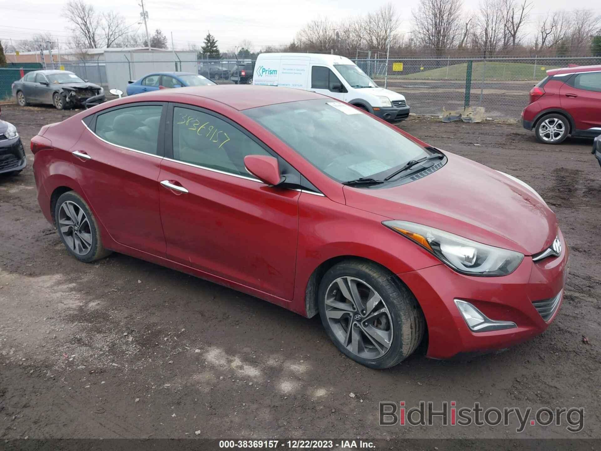 Photo 5NPDH4AE5EH458591 - HYUNDAI ELANTRA 2014