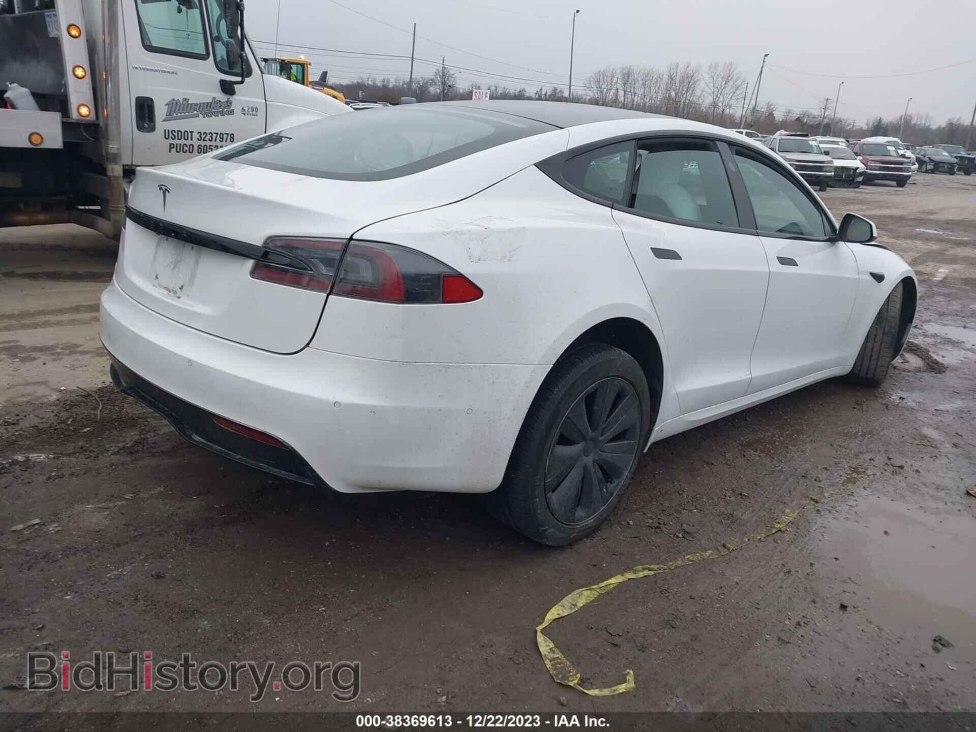 2021 TESLA MODEL S - VIN: 5YJSA1E5XMF451590 - Фото 4