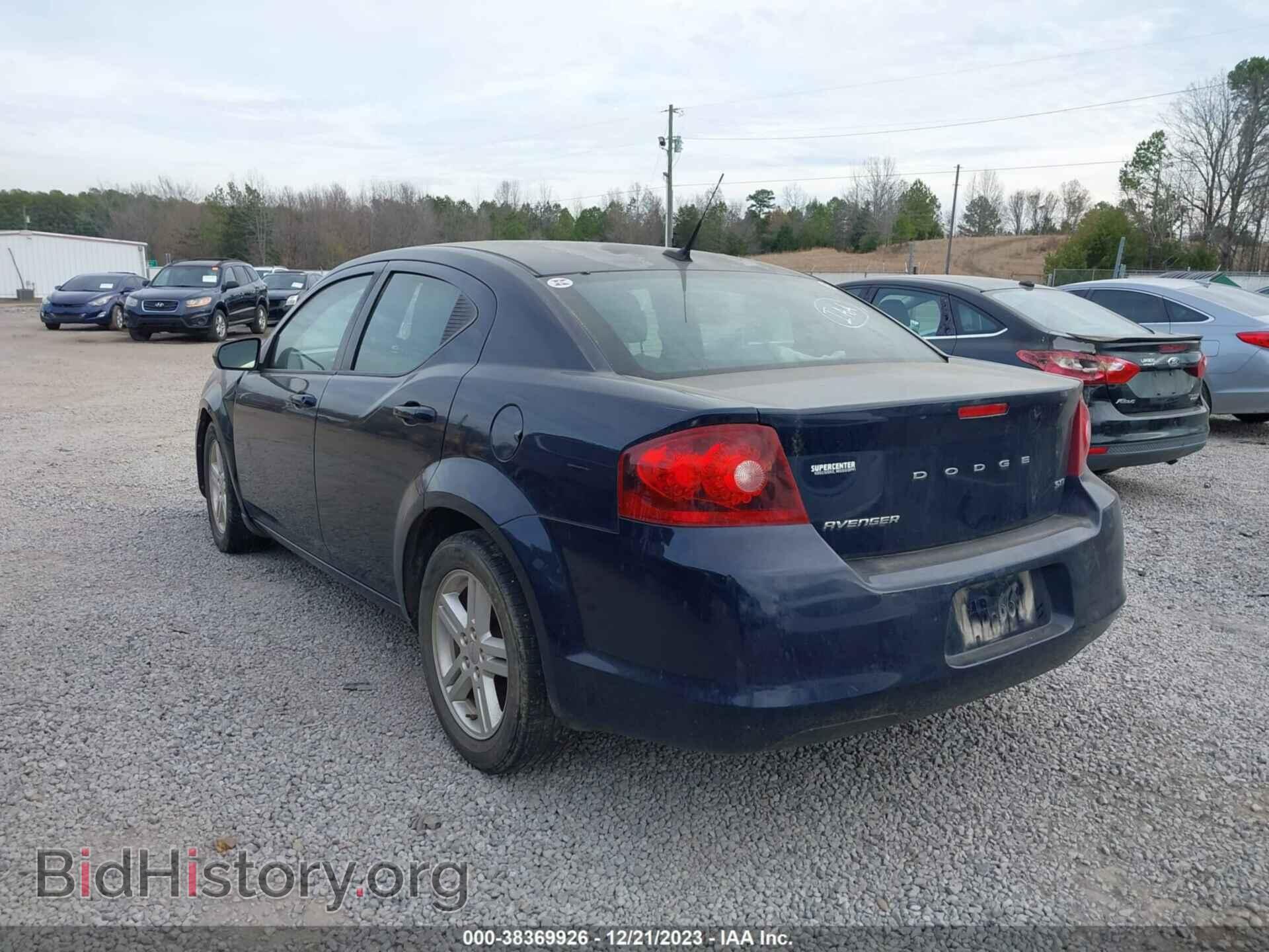 2013 DODGE AVENGER - VIN: 1C3CDZCBXDN544781 - Фото 3