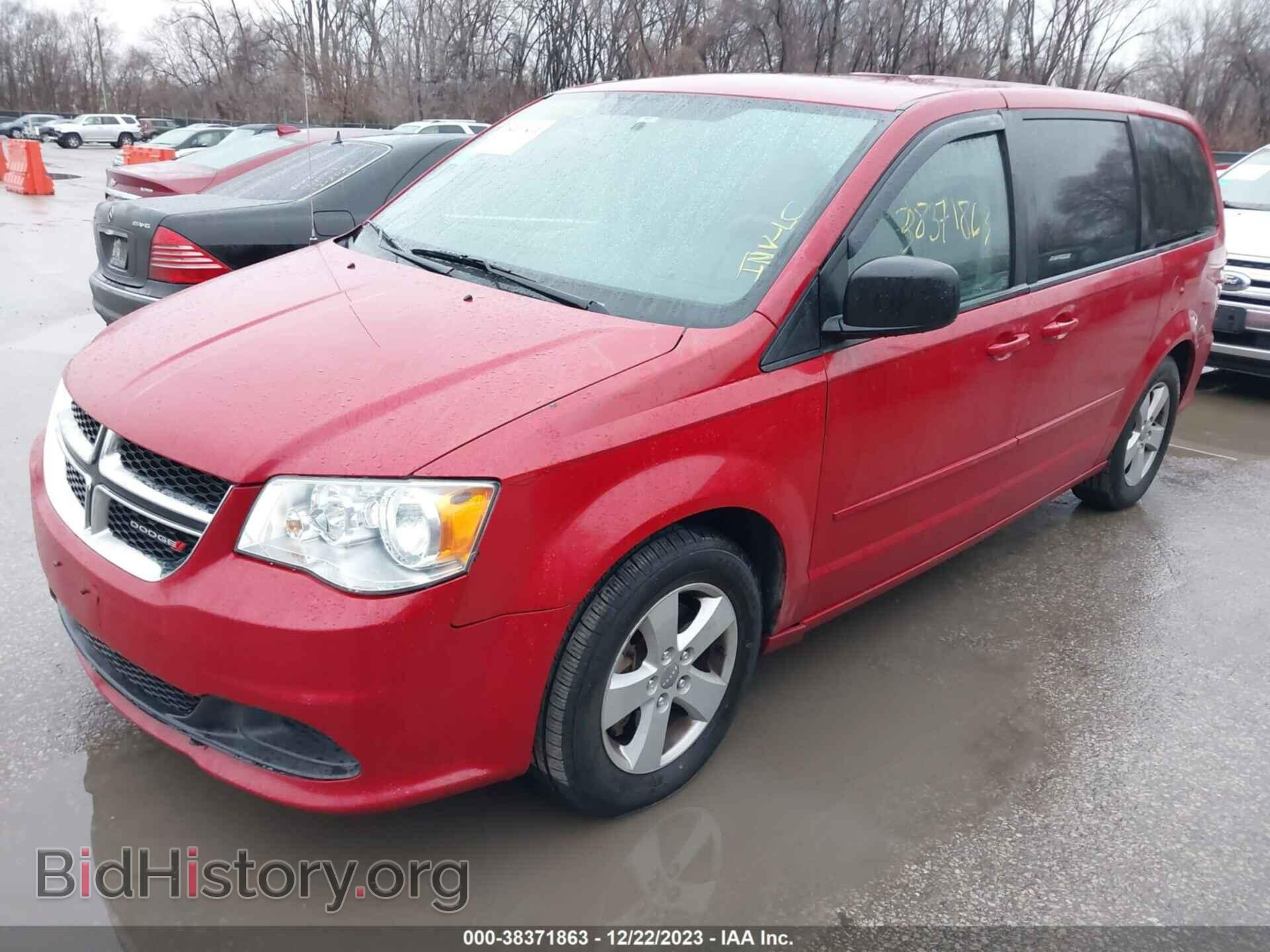 2013 DODGE GRAND CARAVAN - VIN: 2C4RDGBGXDR602852 - Фото 2