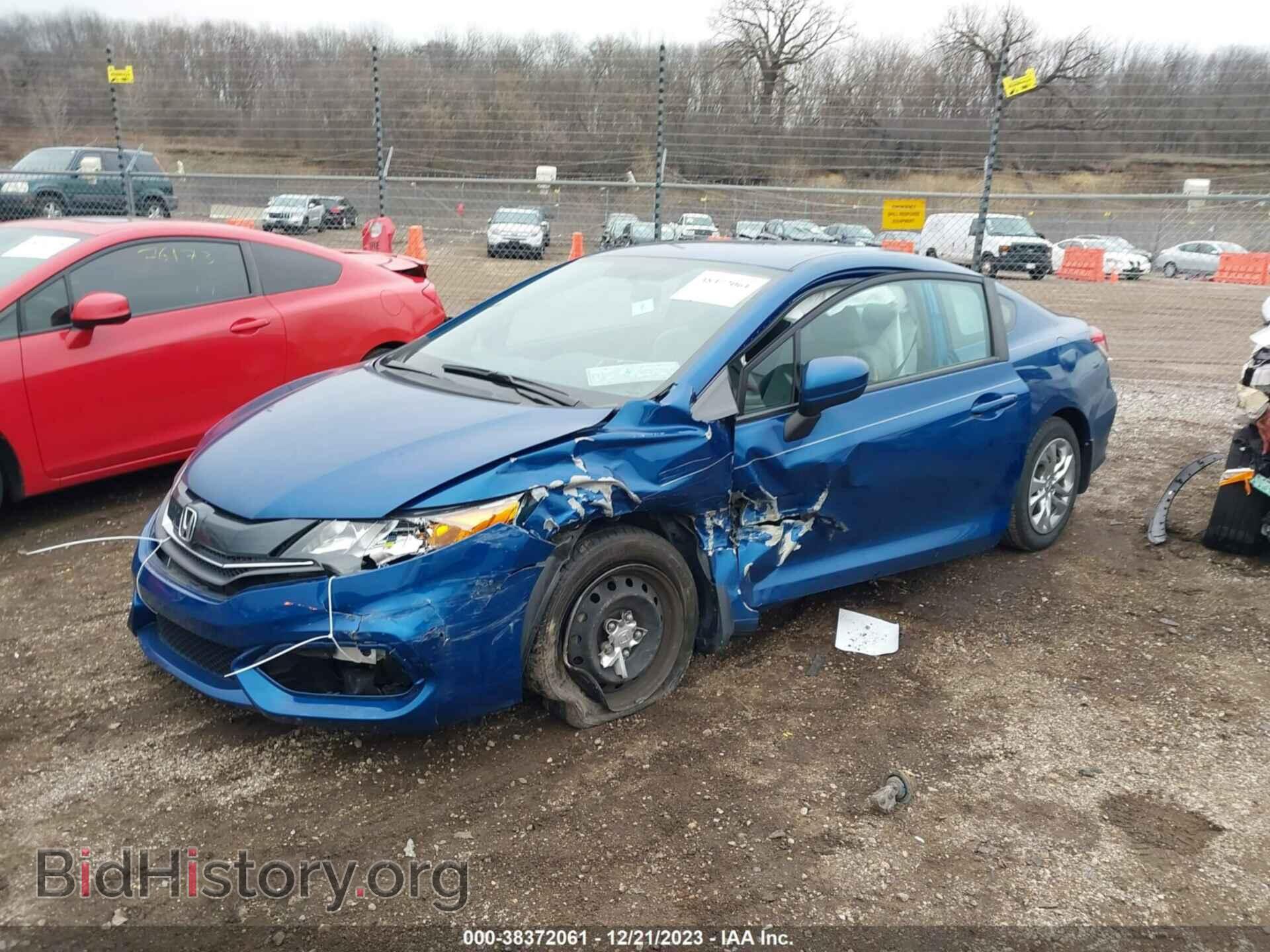 2014 HONDA CIVIC - VIN: 2HGFG3B56EH520837 - Фото 2