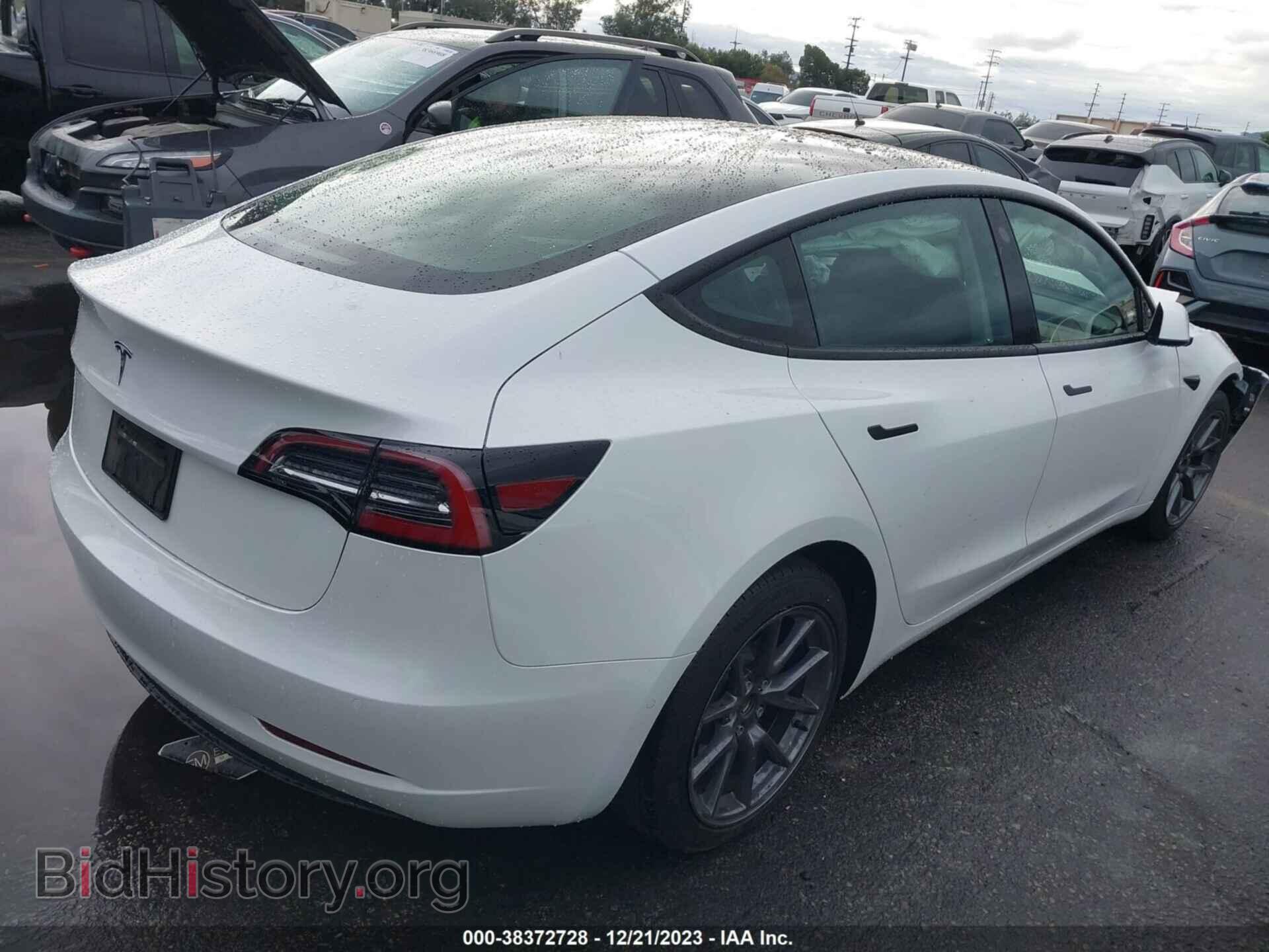 2022 TESLA MODEL 3 - VIN: 5YJ3E1EA1NF376558 - Фото 4