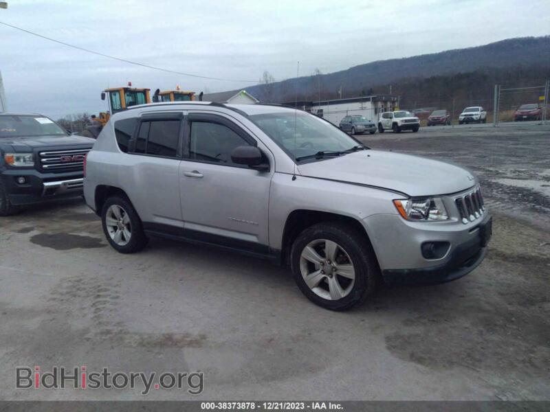 2012 Jeep COMPASS Sport (VIN 1C4NJDBBXCD562476) — photo 1 of 11, IAAI, damage: left side