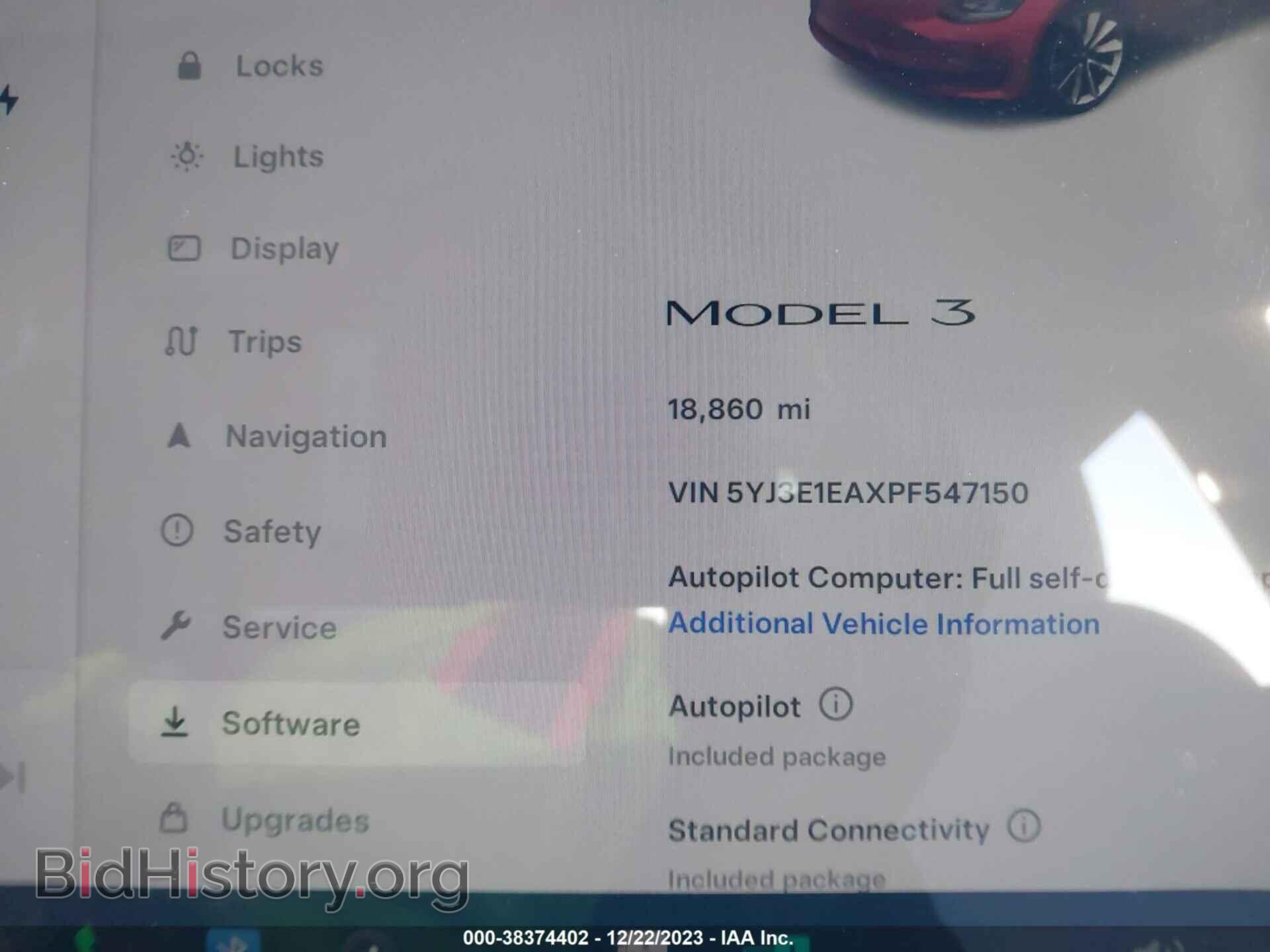 2023 TESLA MODEL 3 - VIN: 5YJ3E1EAXPF547150 - Фото 7