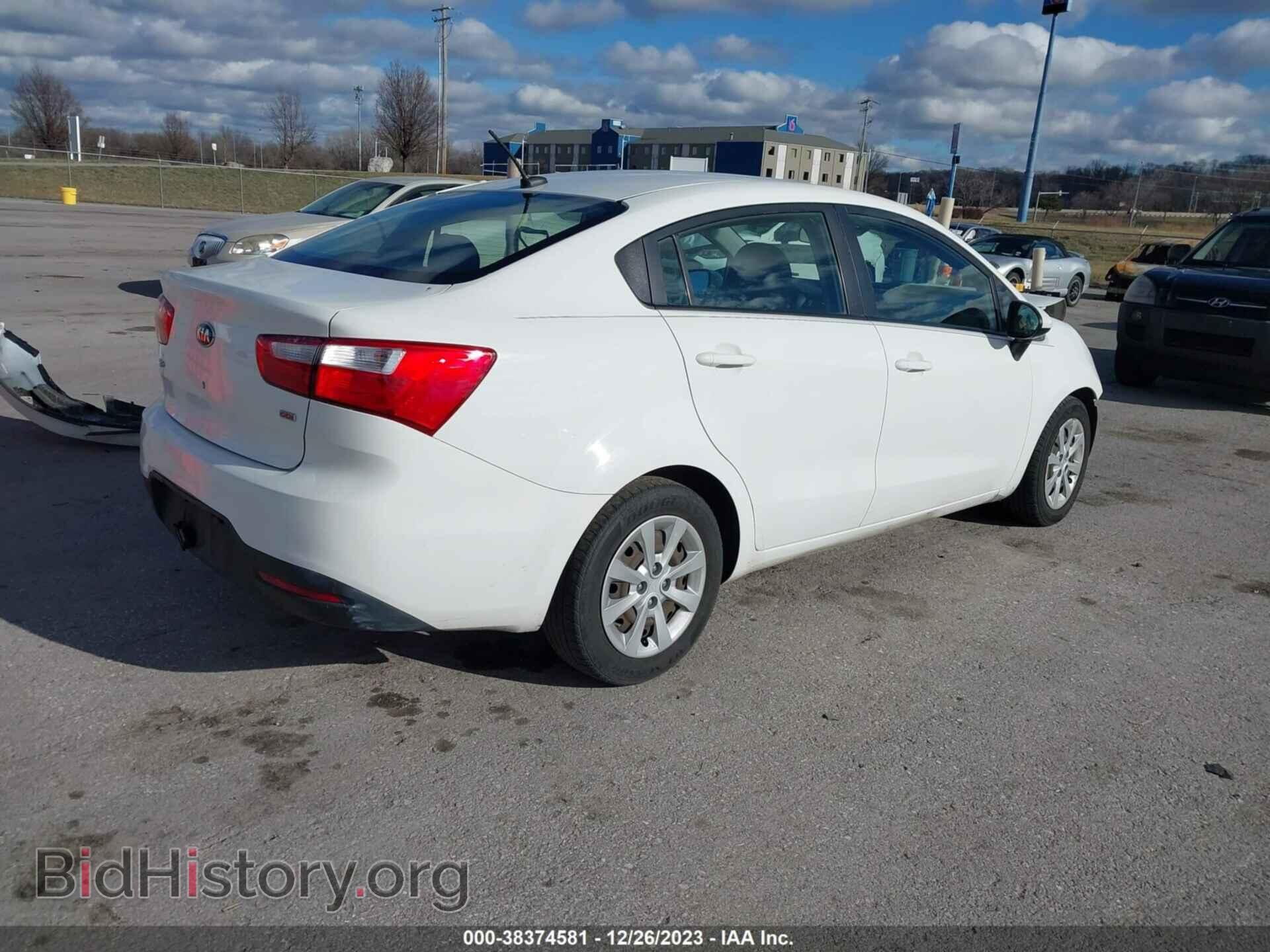 2013 KIA RIO - VIN: KNADM4A34D6172960 - Фото 4