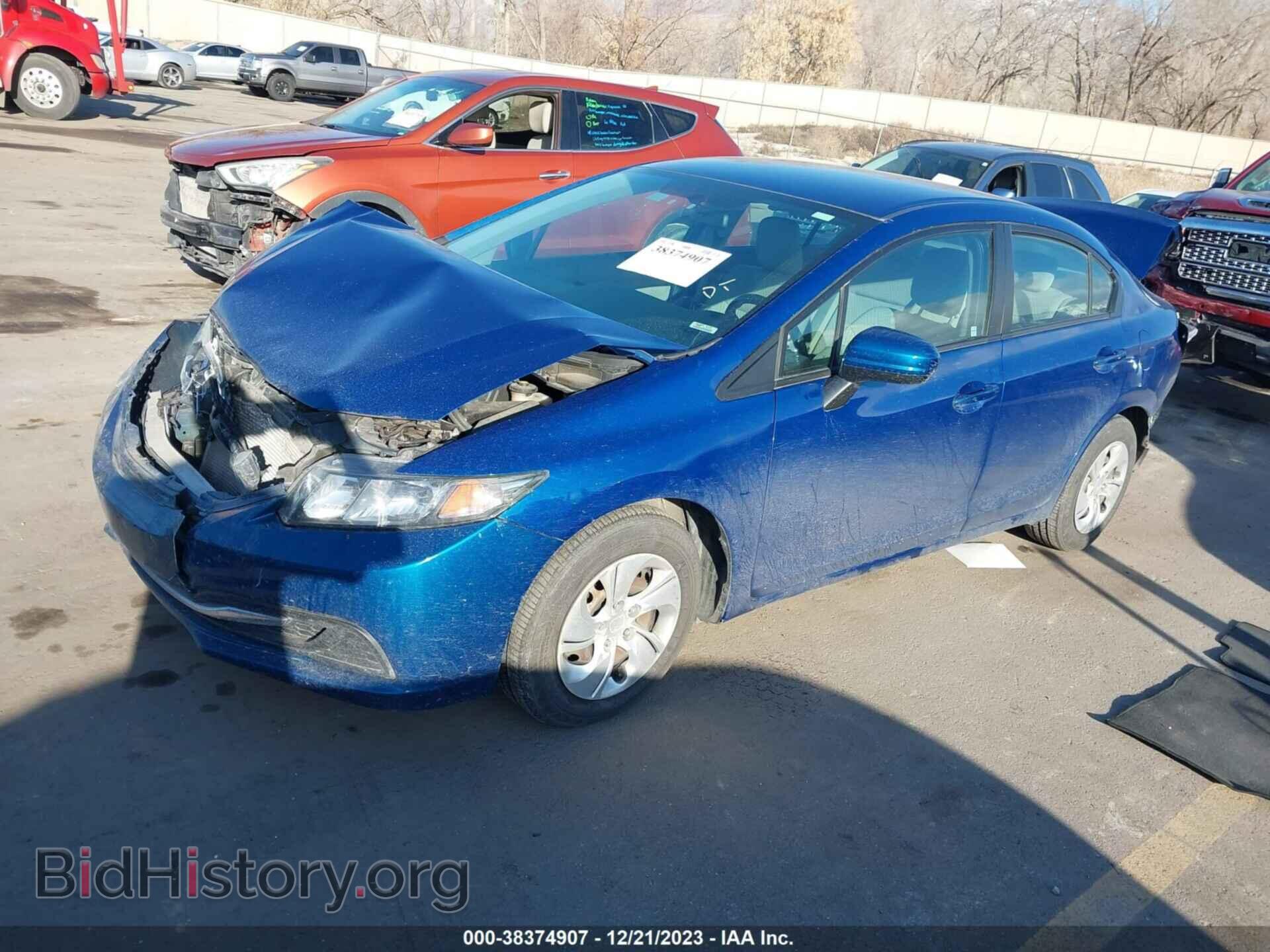 2014 HONDA CIVIC - VIN: 19XFB2F52EE247828 - Фото 2