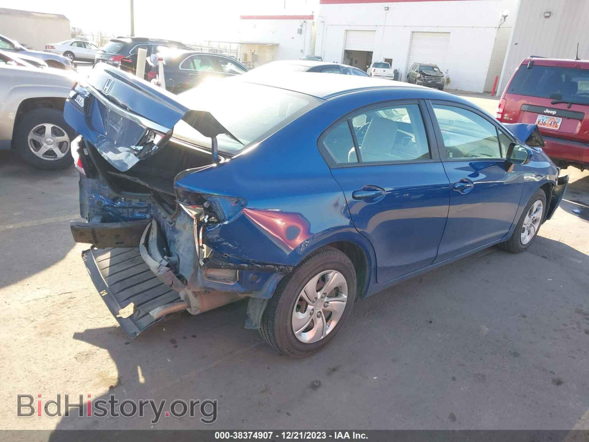 2014 HONDA CIVIC - VIN: 19XFB2F52EE247828 - Фото 4