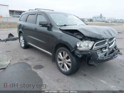 2012 Dodge DURANGO Crew, black — VIN 1C4SDJDT7CC112594, IAAI