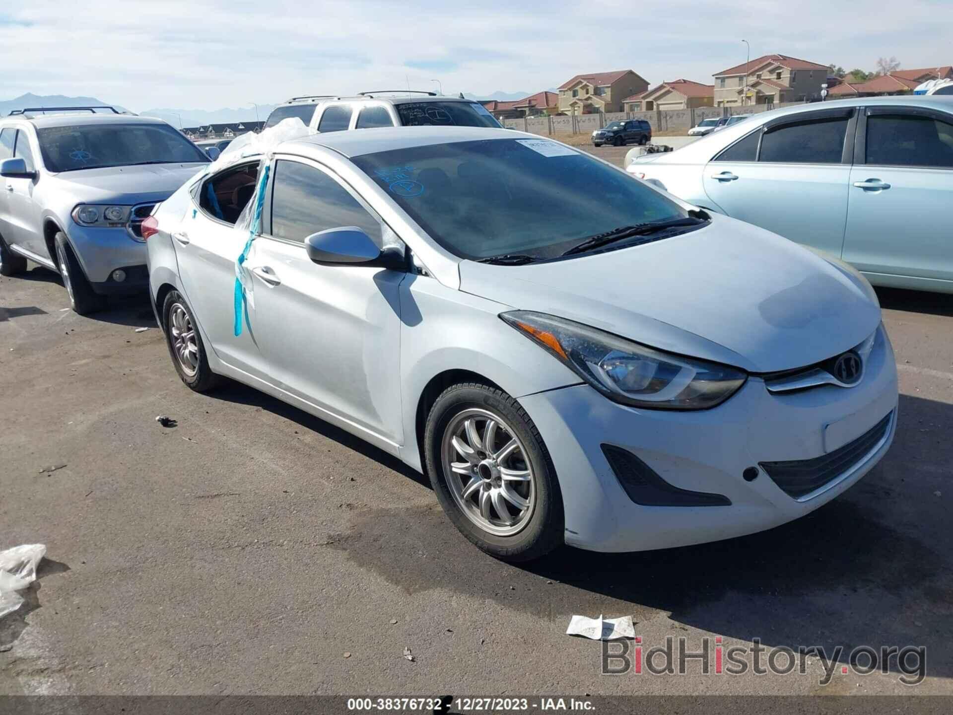 Photo KMHDH4AE0EU150634 - HYUNDAI ELANTRA 2014