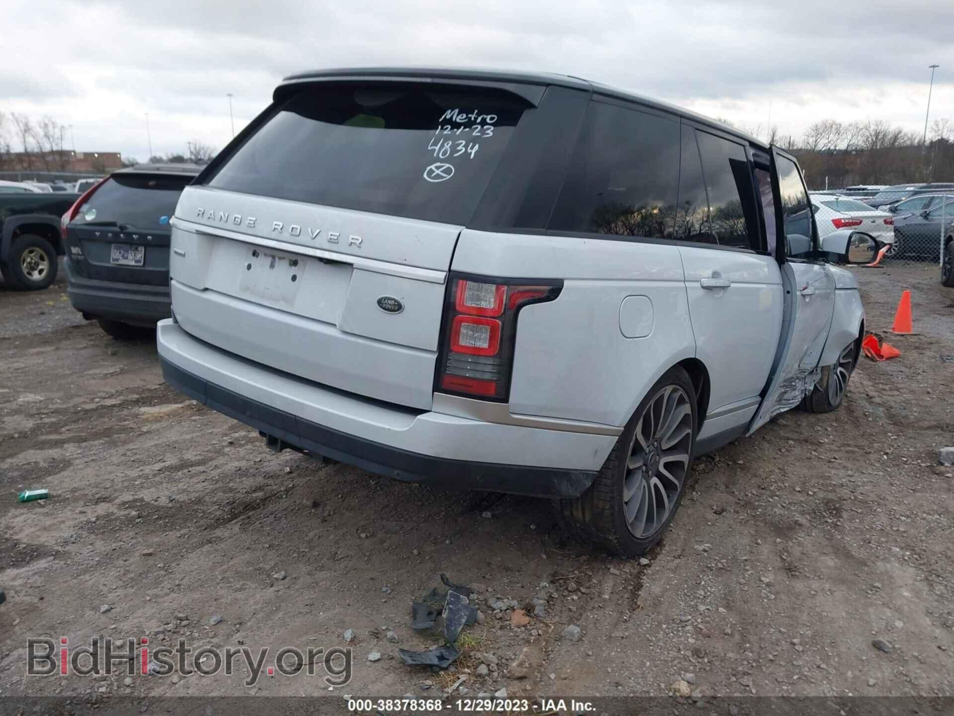 2016 LAND ROVER RANGE ROVER - VIN: SALGV2EF3GA304834 - Фото 4