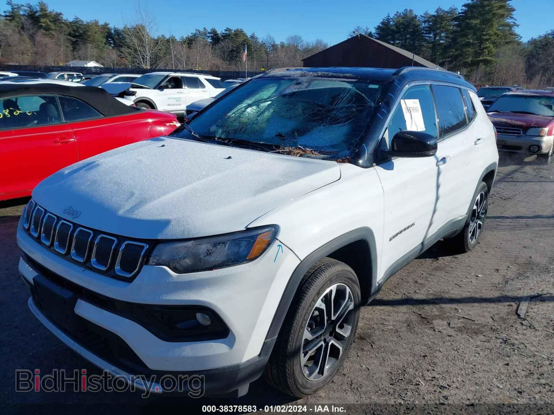 2022 JEEP COMPASS - VIN: 3C4NJDCB4NT195764 - Фото 2