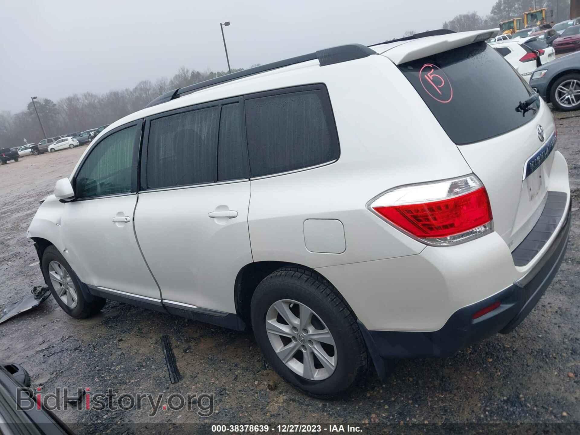 2013 TOYOTA HIGHLANDER - VIN: 5TDZK3EH8DS121427 - Фото 14