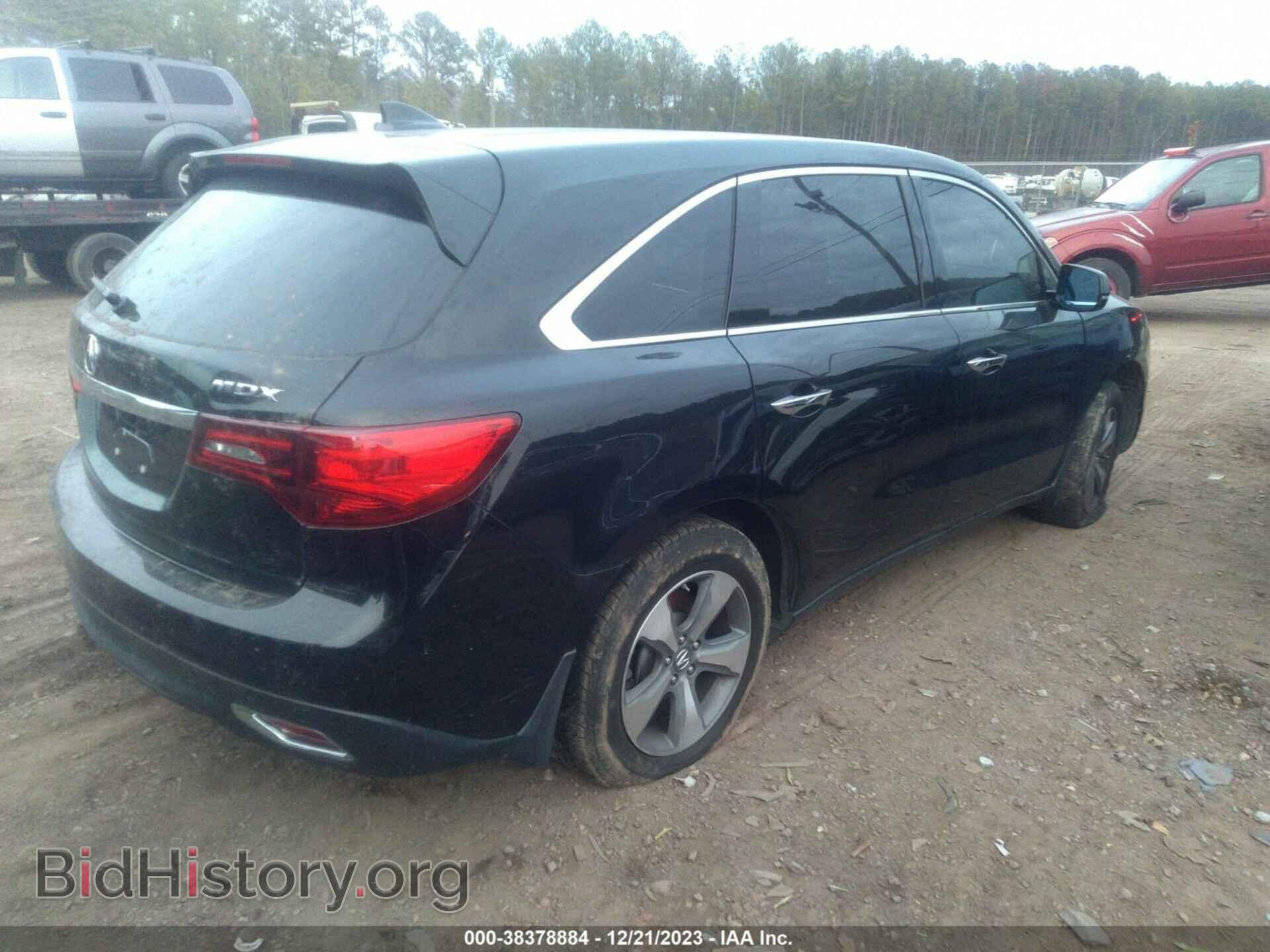 2014 ACURA MDX - VIN: 5FRYD3H21EB010249 - Фото 4
