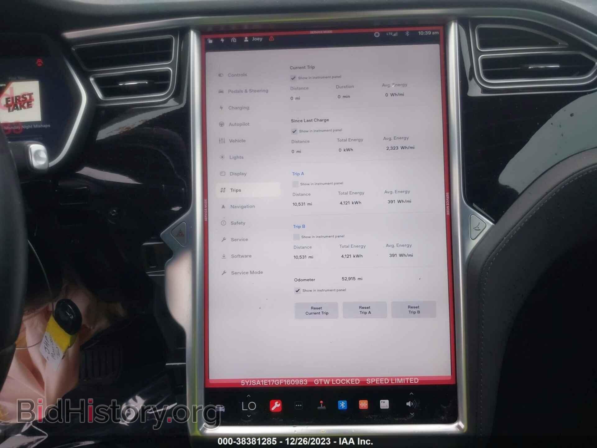 2016 TESLA MODEL S - VIN: 5YJSA1E17GF160983 - Photo 7