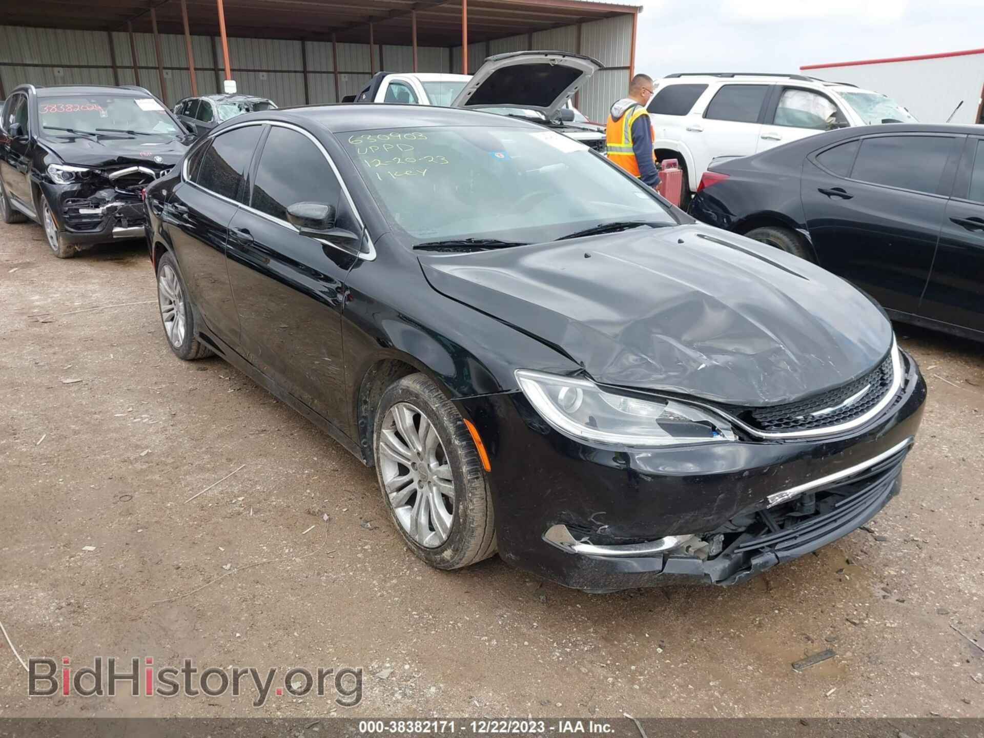 Фотография 1C3CCCAB3GN119328 - CHRYSLER 200 2016