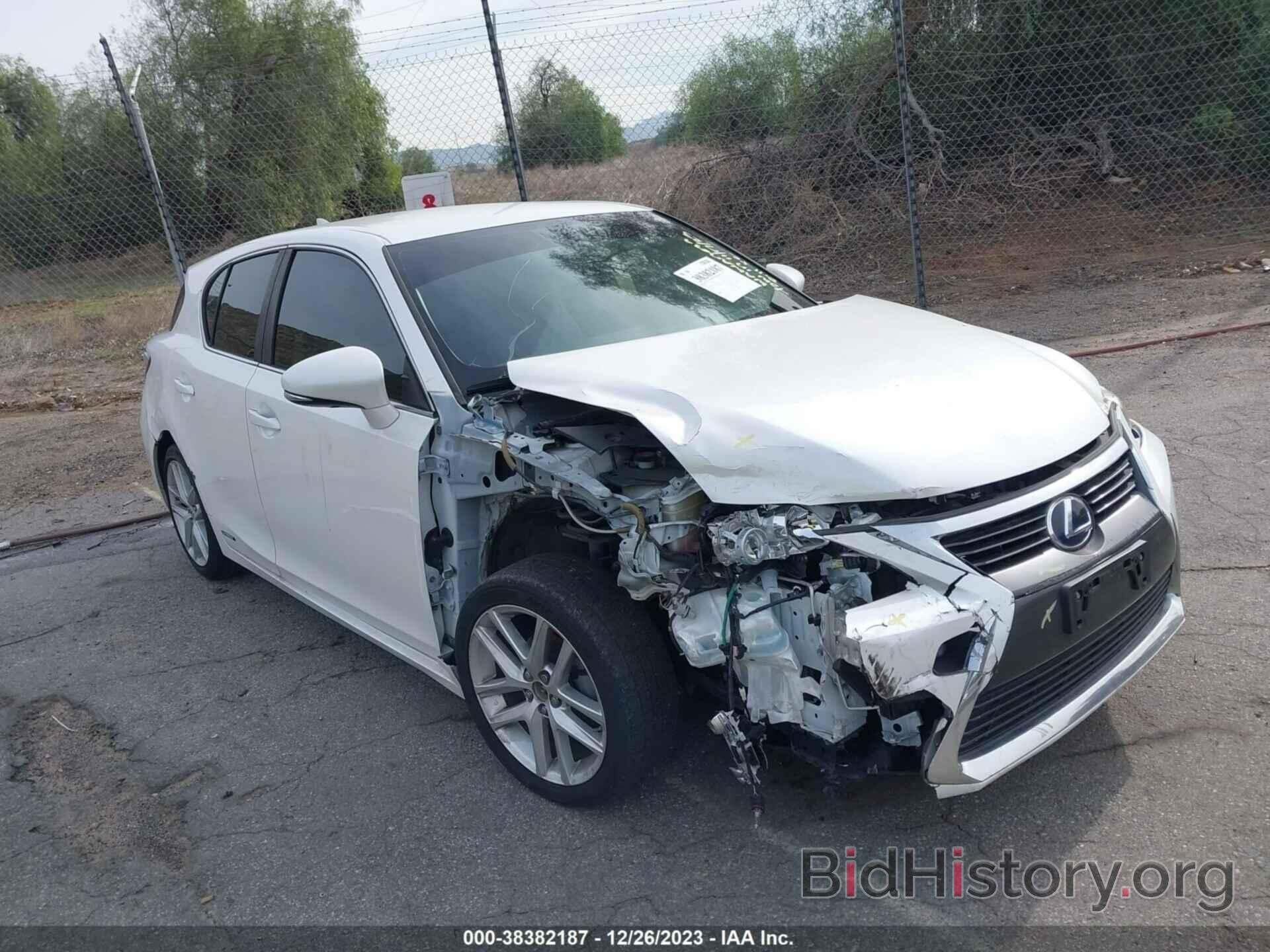 Photo JTHKD5BHXG2258083 - LEXUS CT 200H 2016