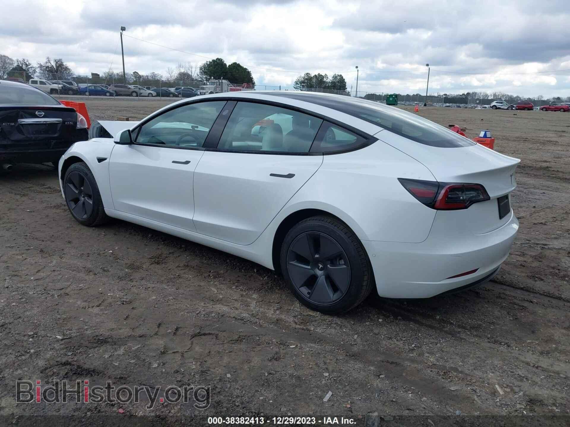 2022 TESLA MODEL 3 - VIN: 5YJ3E1EA8NF357053 - Фото 3