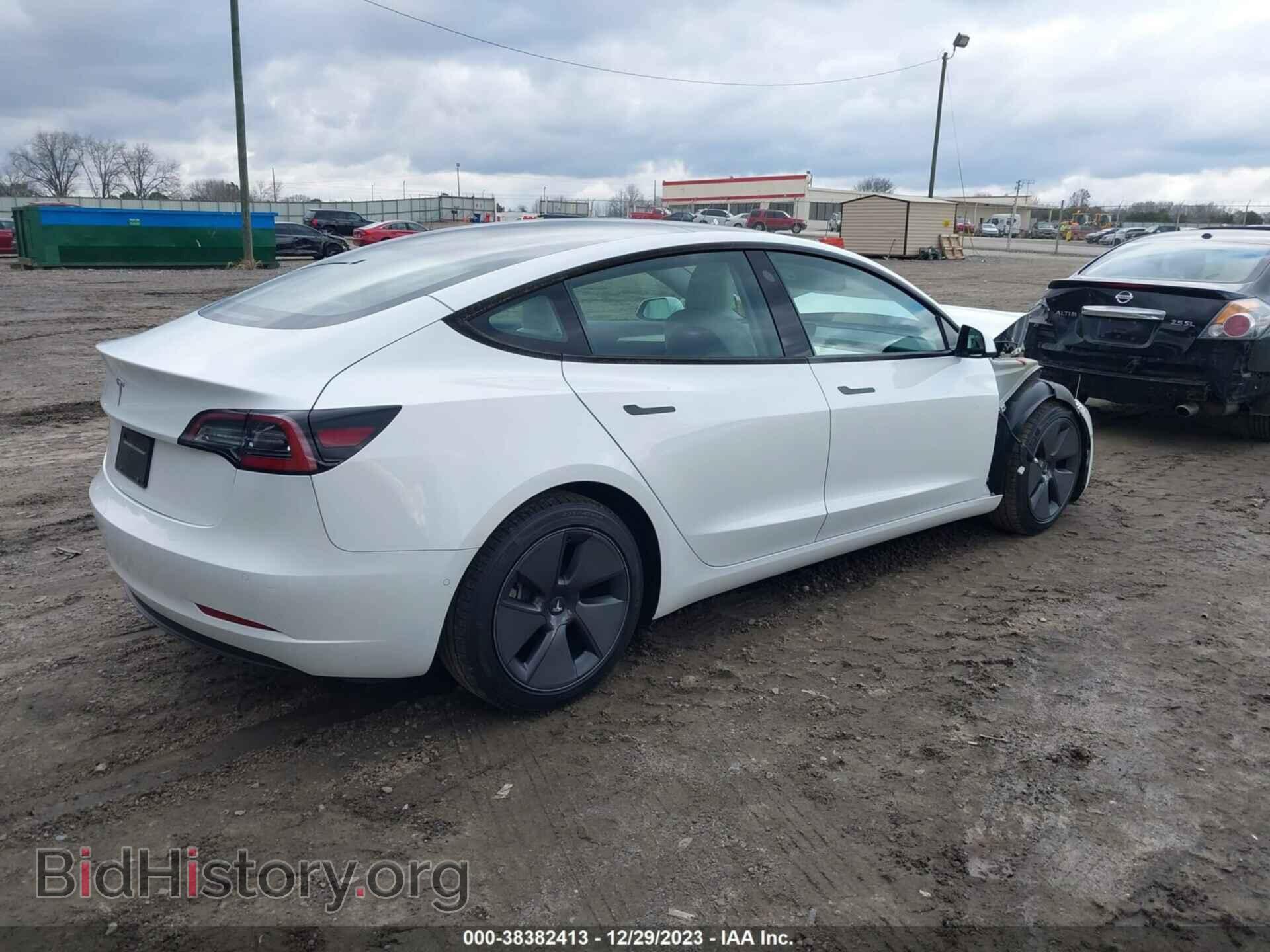 2022 TESLA MODEL 3 - VIN: 5YJ3E1EA8NF357053 - Фото 4