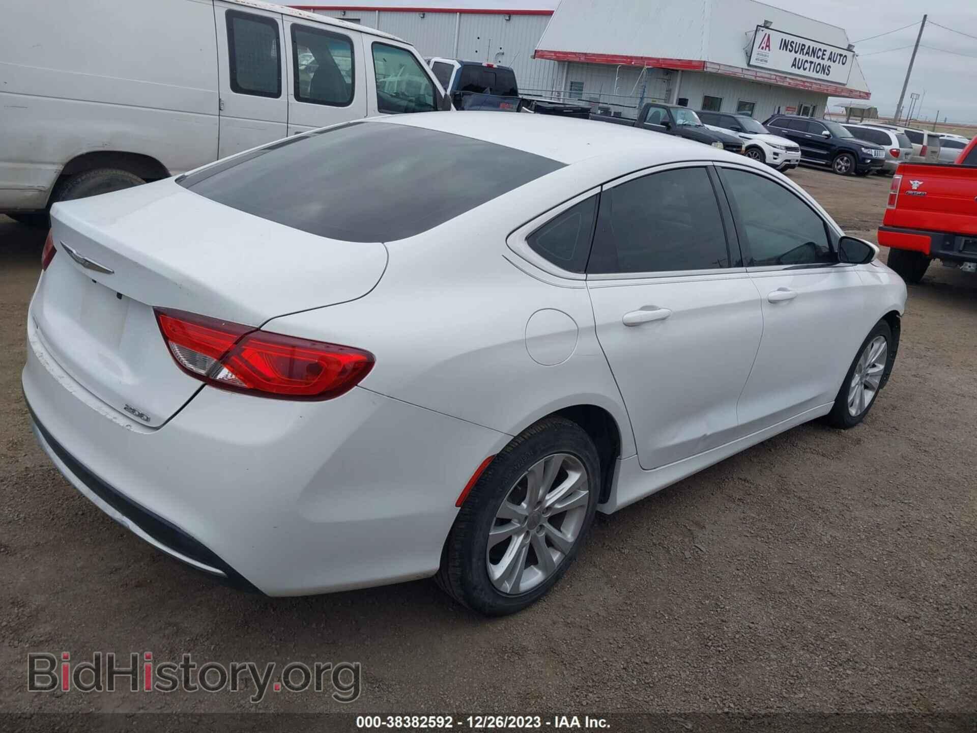 2015 CHRYSLER 200 - VIN: 1C3CCCAB6FN695008 - Фото 4