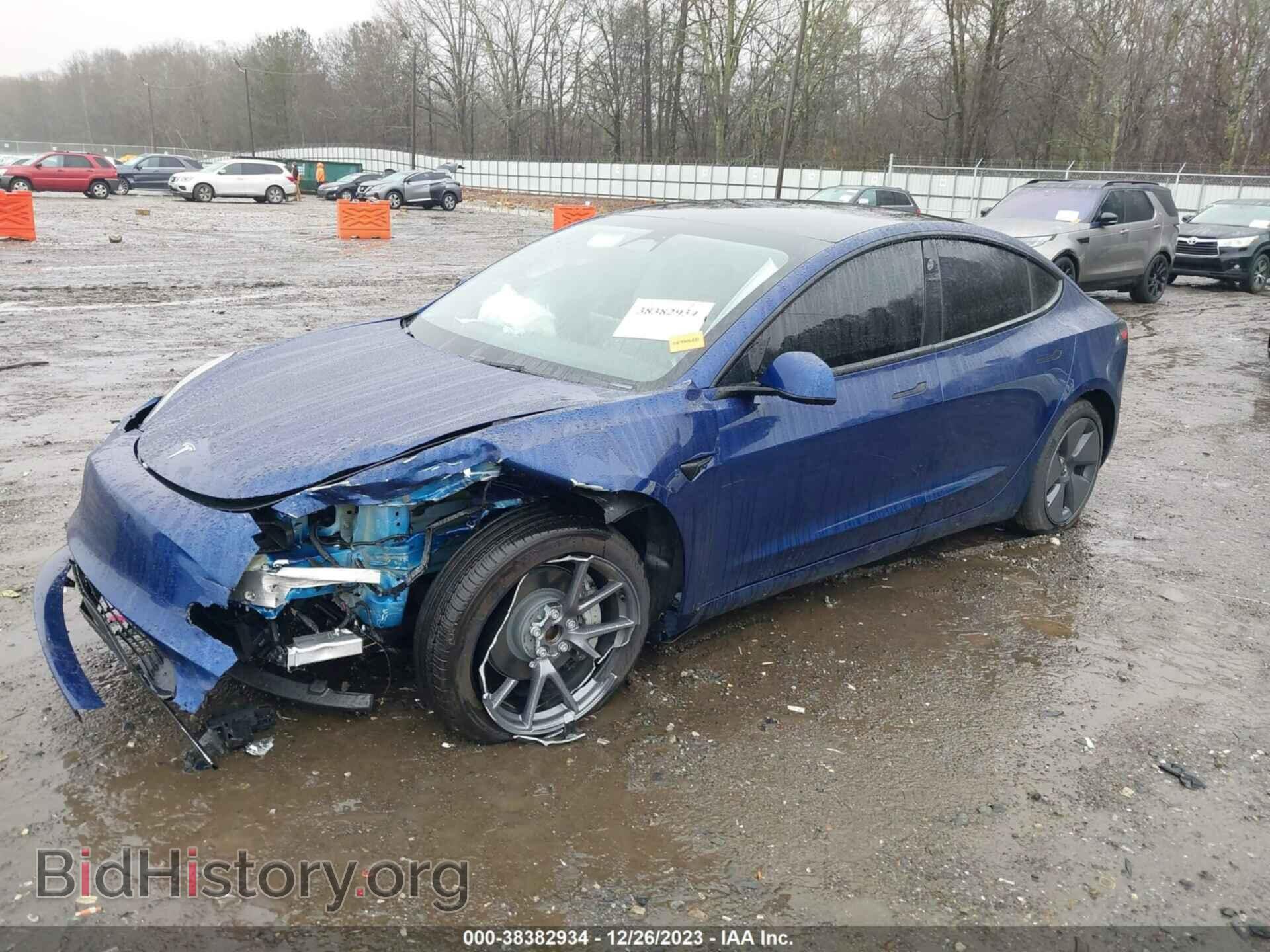 2023 TESLA MODEL 3 - VIN: 5YJ3E1EA7PF605733 - Фото 2