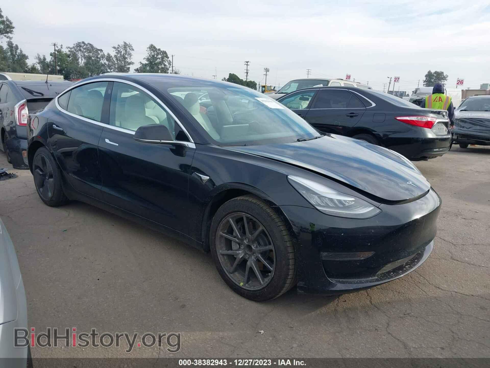 Photo 5YJ3E1EA2KF314923 - TESLA MODEL 3 2019