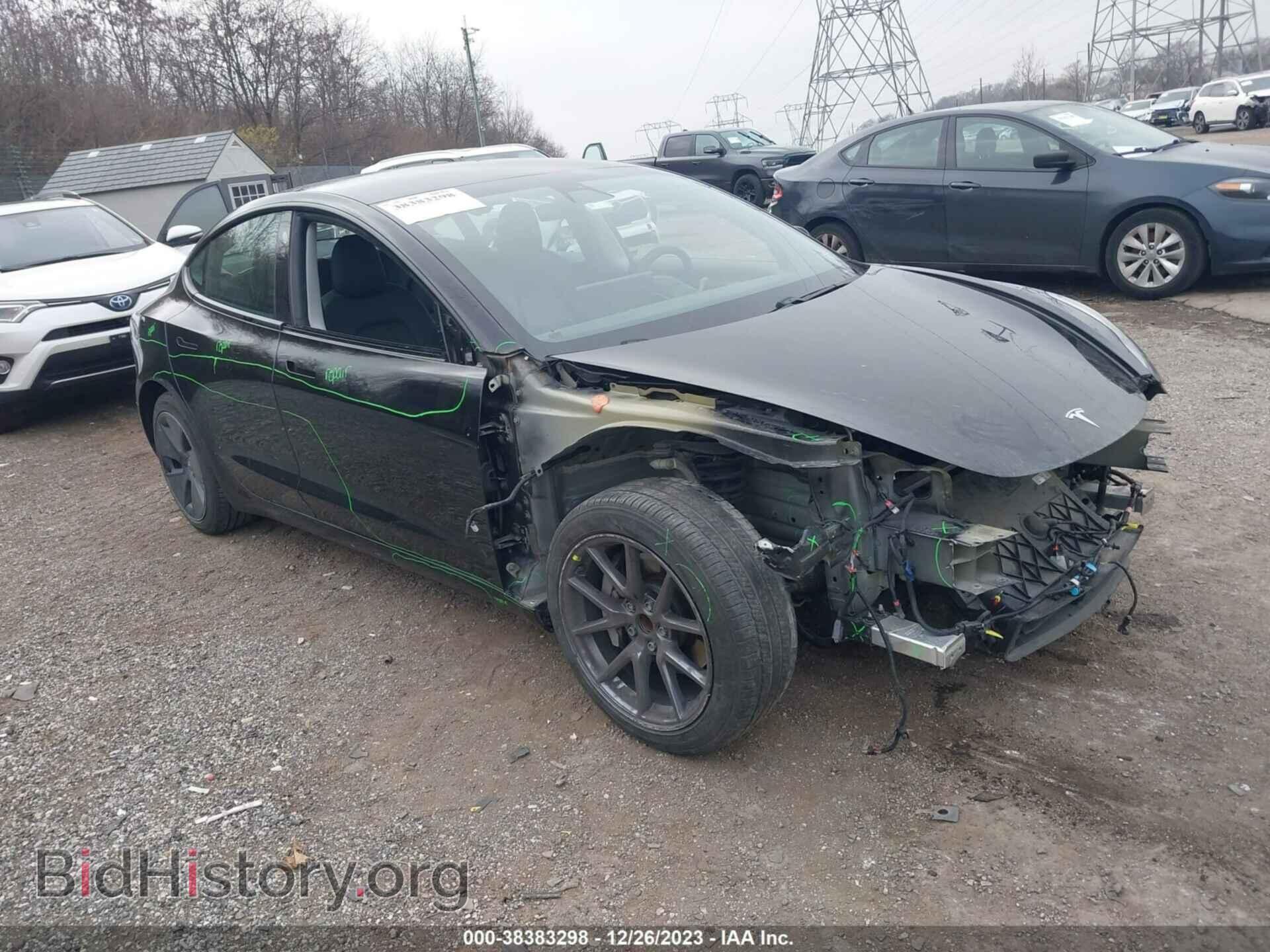 Photo 5YJ3E1EA7MF083570 - TESLA MODEL 3 2021