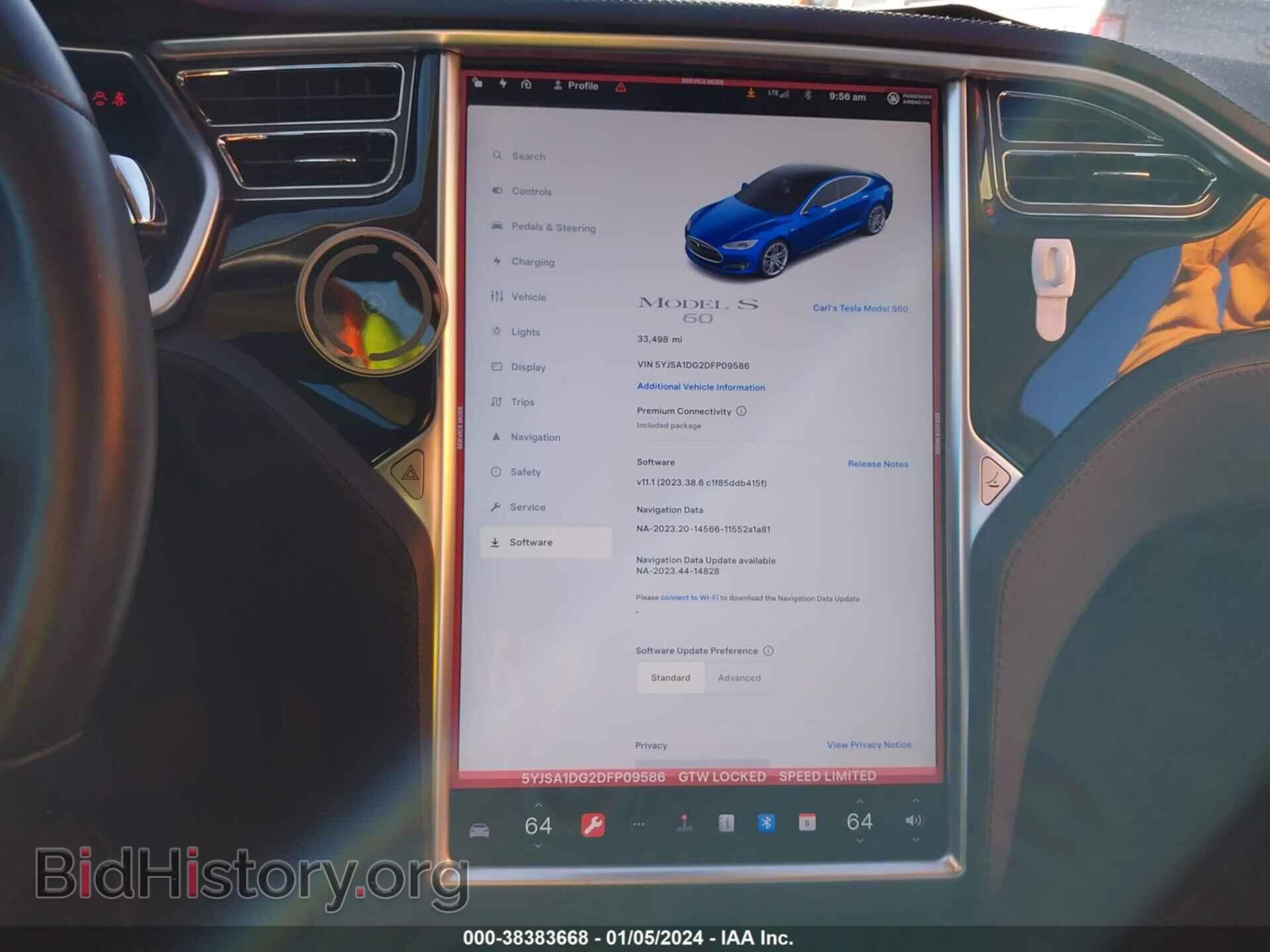 2013 TESLA MODEL S - VIN: 5YJSA1DG2DFP09586 - Photo 13