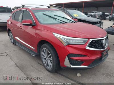 2019 Acura RDX Technology PKG, красный — VIN 5J8TC2H51KL025766, IAAI