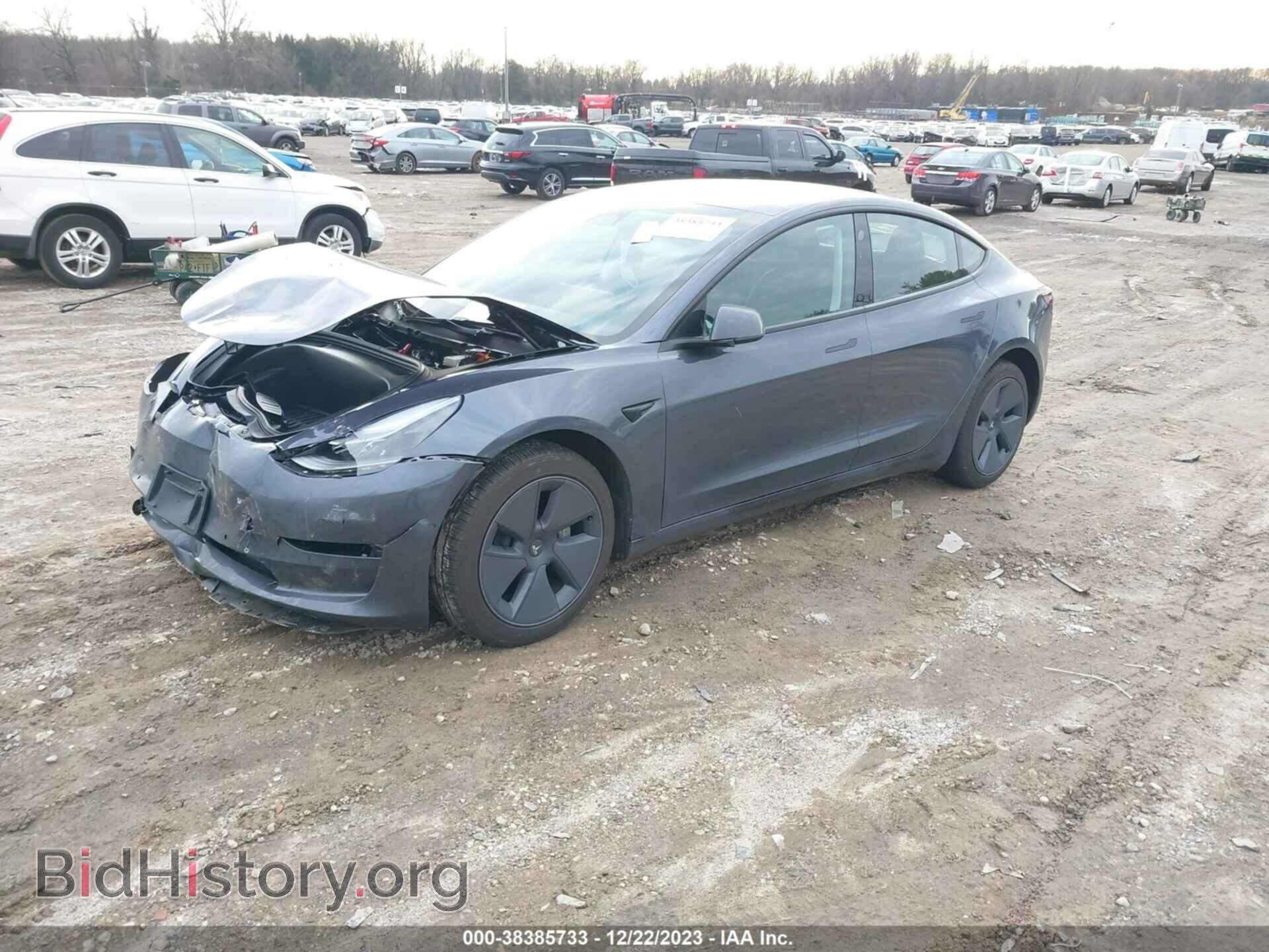 2022 TESLA MODEL 3 - VIN: 5YJ3E1EA1NF340093 - Фото 2