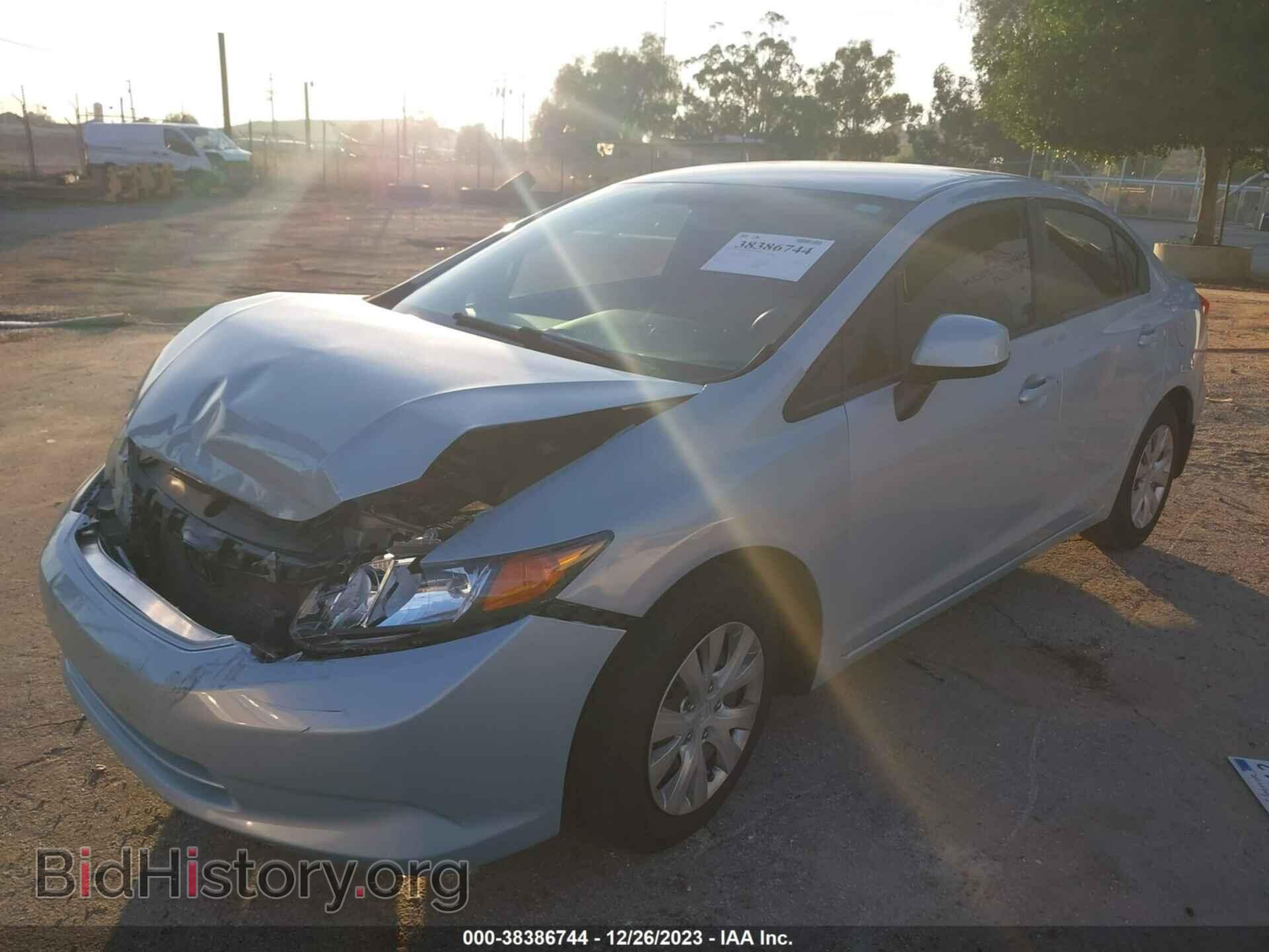 2012 HONDA CIVIC - VIN: 19XFB2F55CE303323 - Photo 2