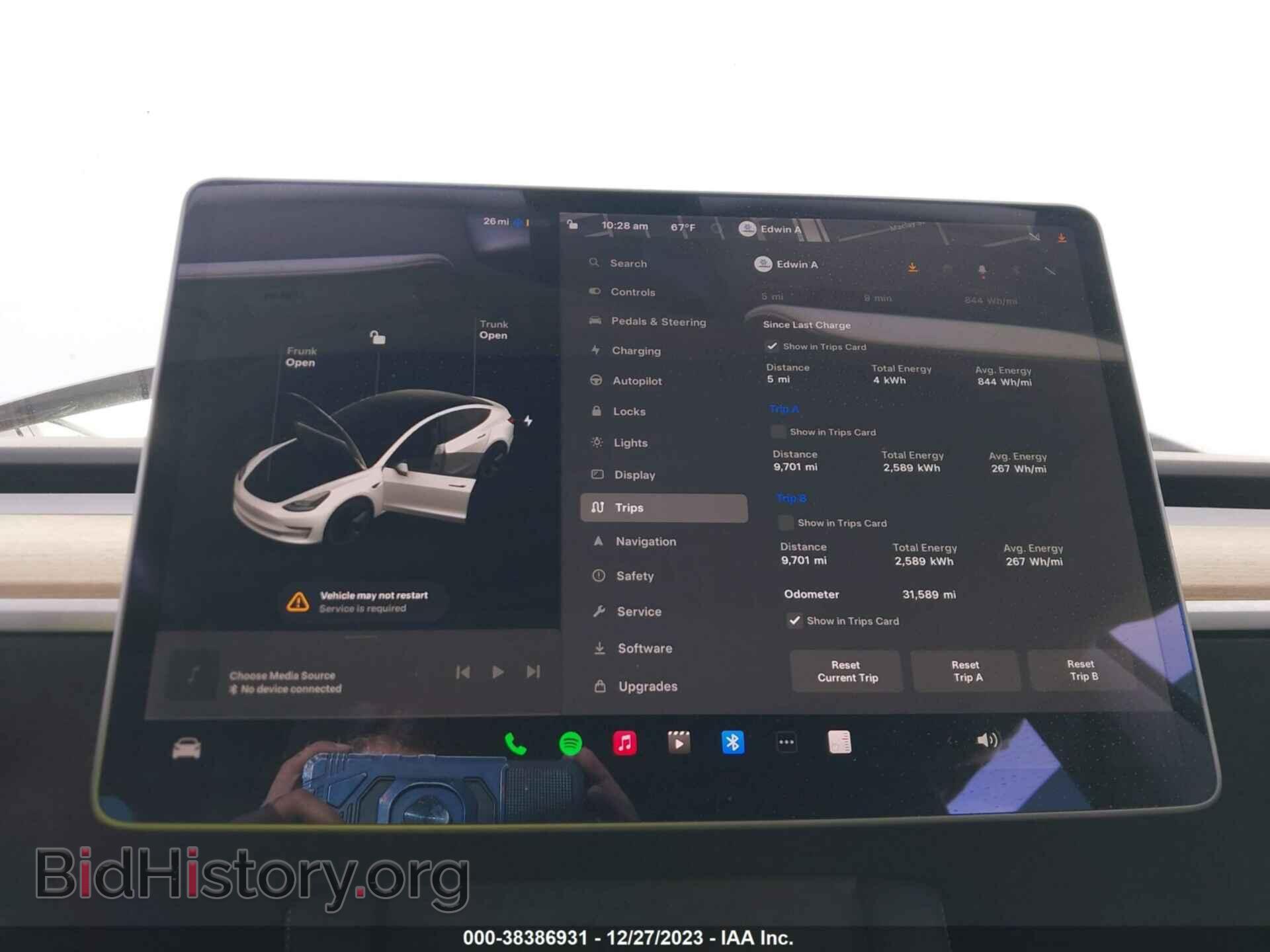2021 TESLA MODEL 3 - VIN: 5YJ3E1EA1MF997121 - Photo 7