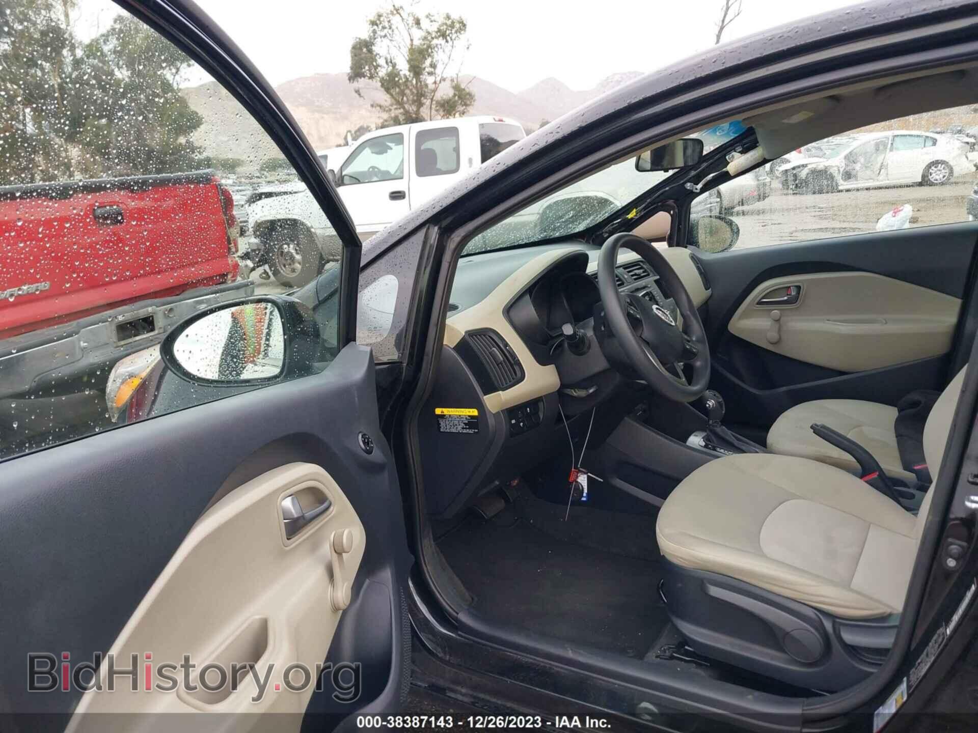 2013 KIA RIO - VIN: KNADM4A30D6287541 - Фото 5