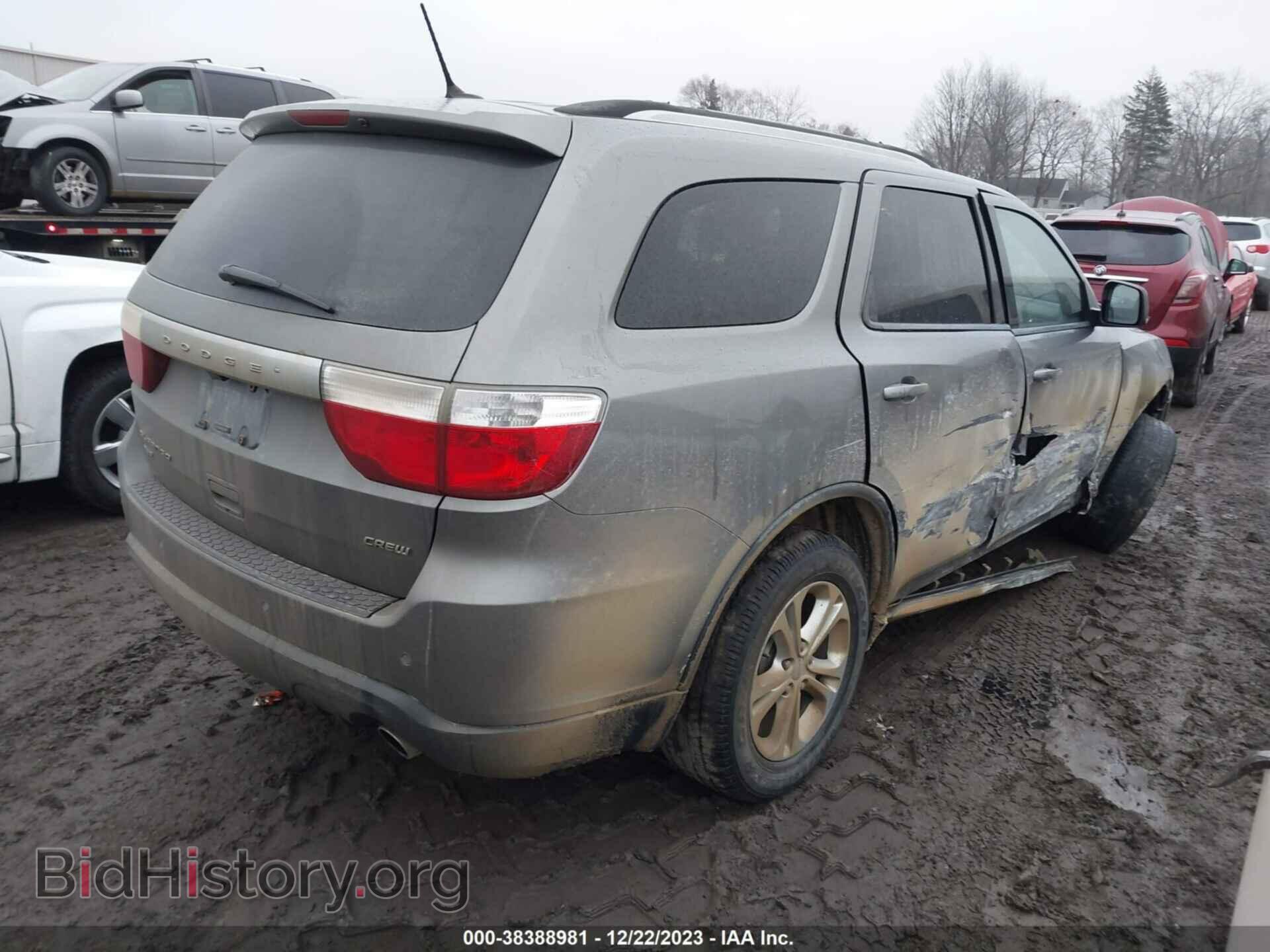 2012 DODGE DURANGO - VIN: 1C4RDJDG4CC110836 - Фото 4