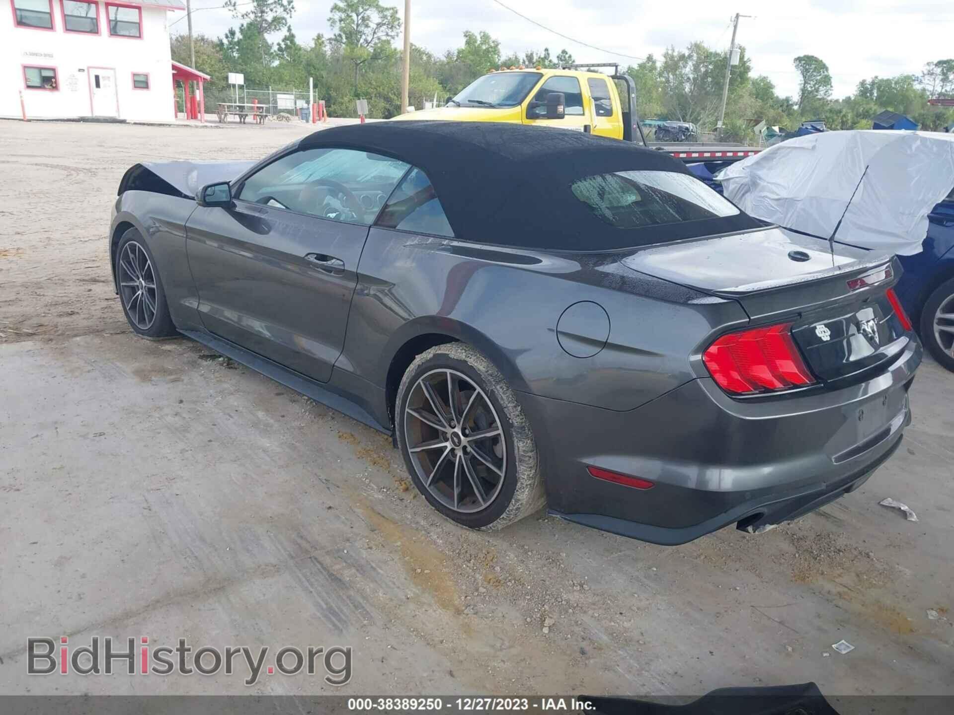 2018 FORD MUSTANG - VIN: 1FATP8UH0J5116588 - Фото 3