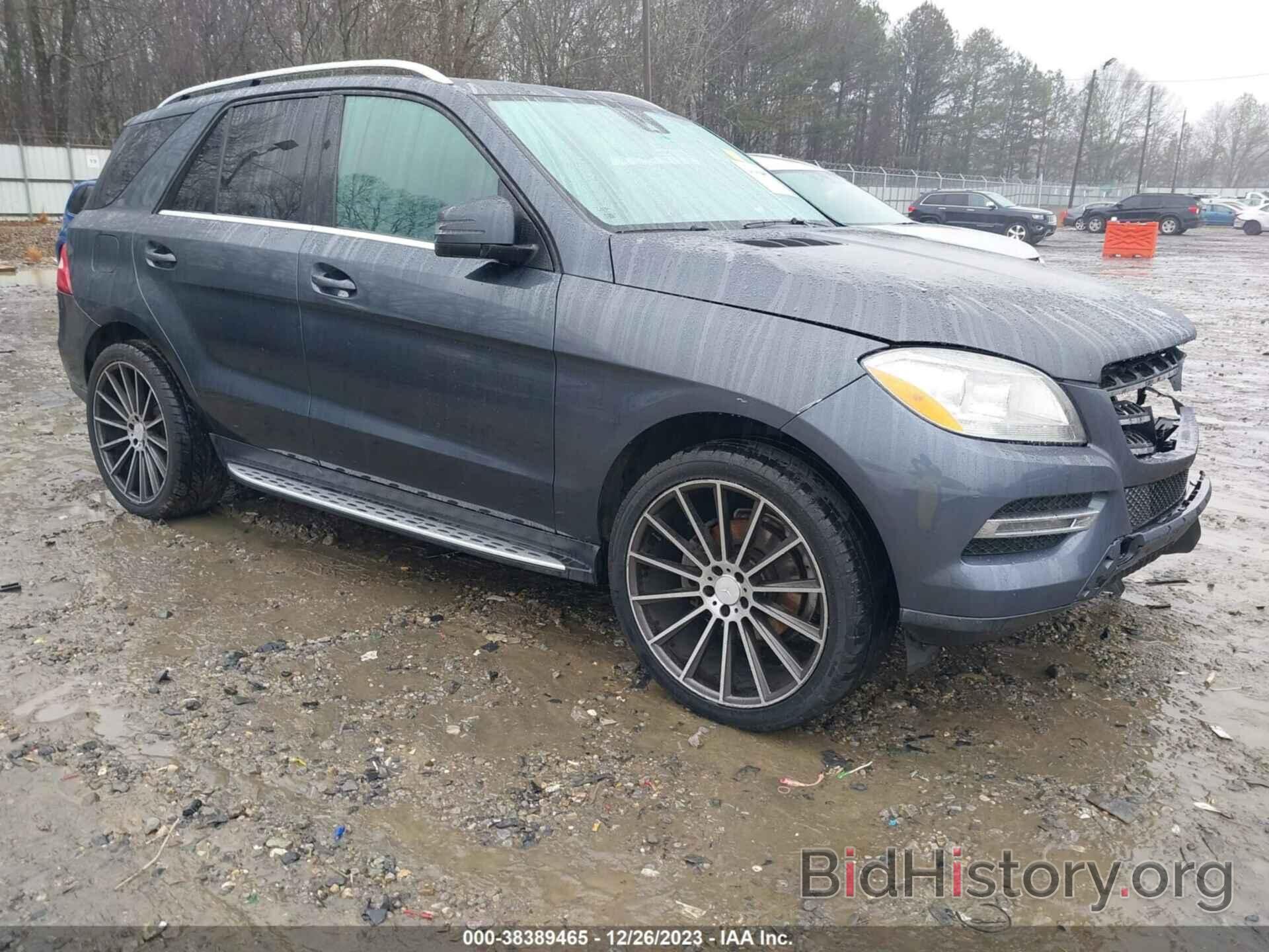 Photo 4JGDA5HB6EA332331 - MERCEDES-BENZ ML 350 2014