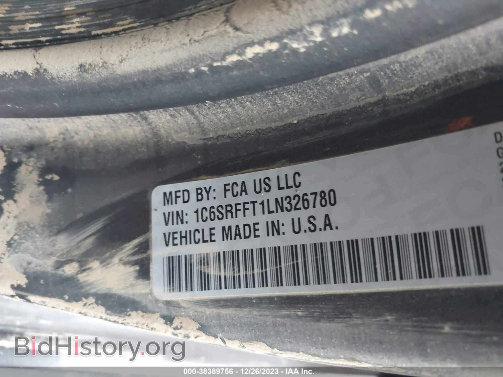 2020 RAM 1500 - VIN: 1C6SRFFT1LN326780 - Фото 9