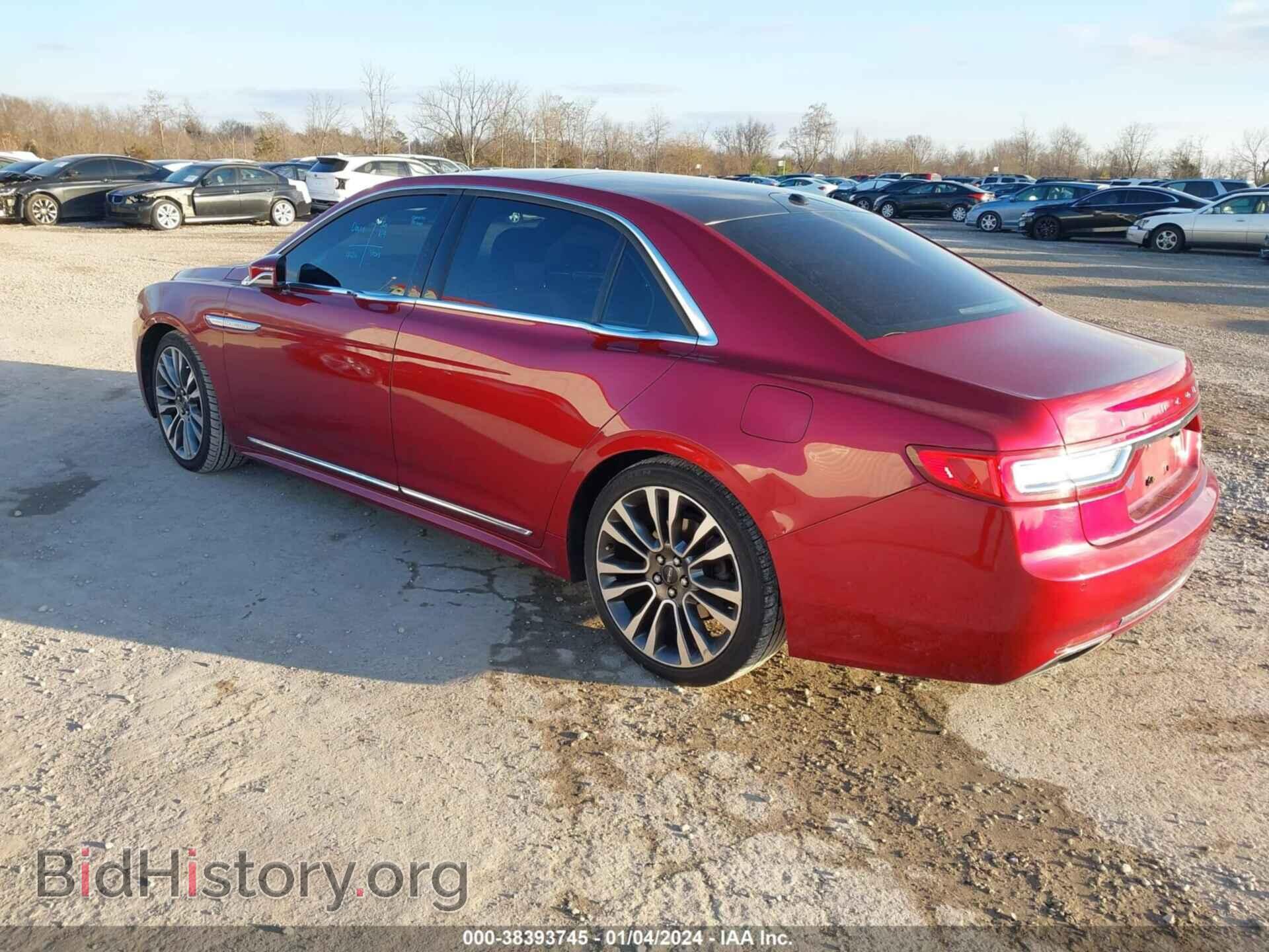 2017 LINCOLN CONTINENTAL - VIN: 1LN6L9TK6H5629579 - Фото 3