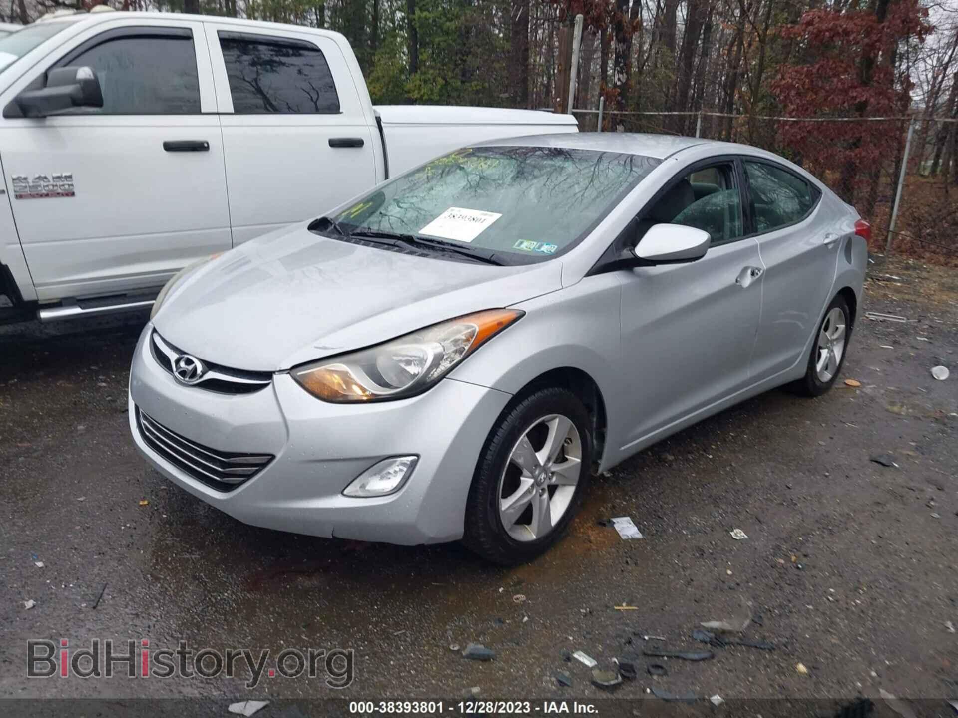 2012 HYUNDAI ELANTRA - VIN: 5NPDH4AE5CH062755 - Фото 2