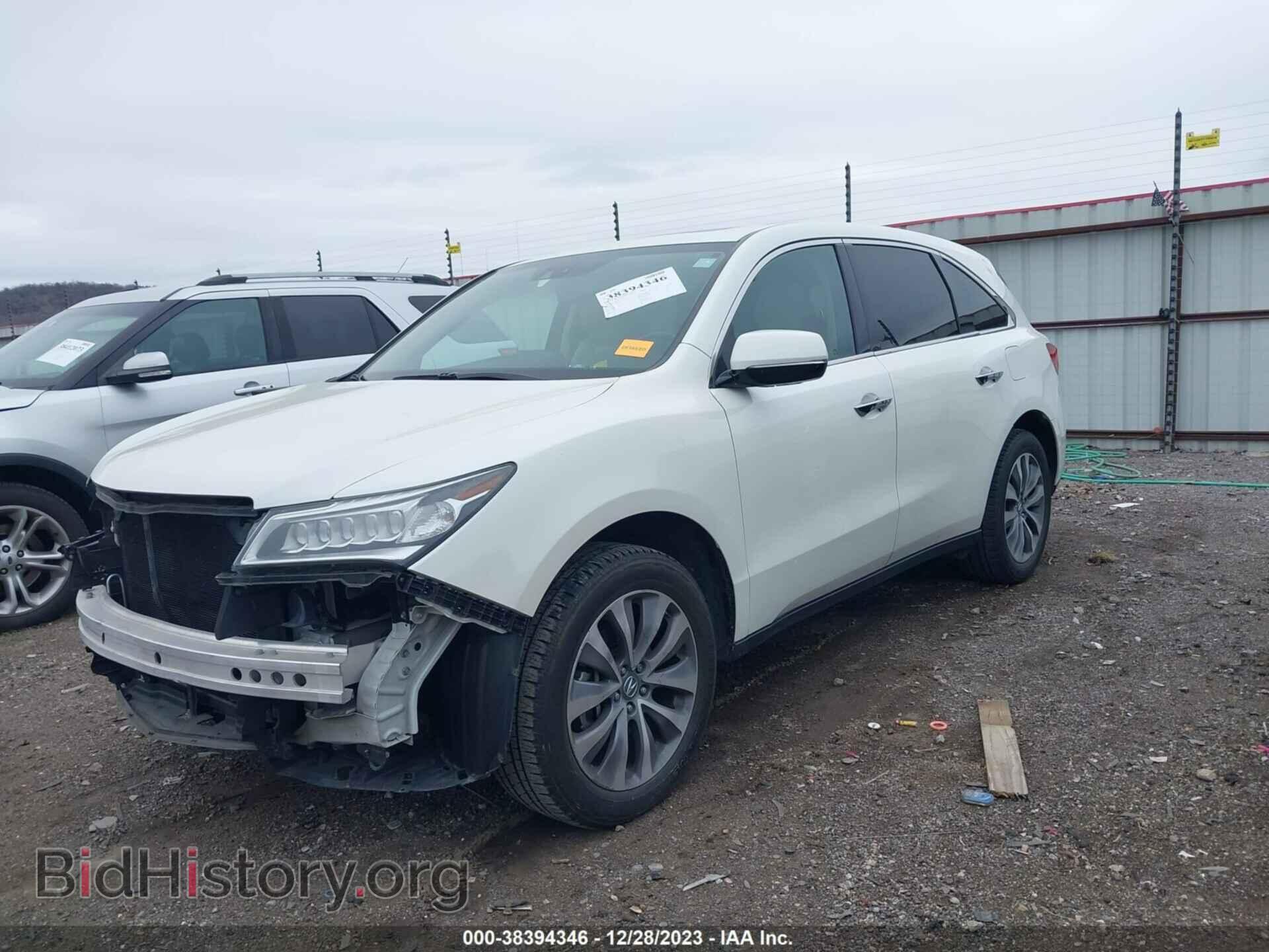 2015 ACURA MDX - VIN: 5FRYD4H42FB021723 - Фото 2