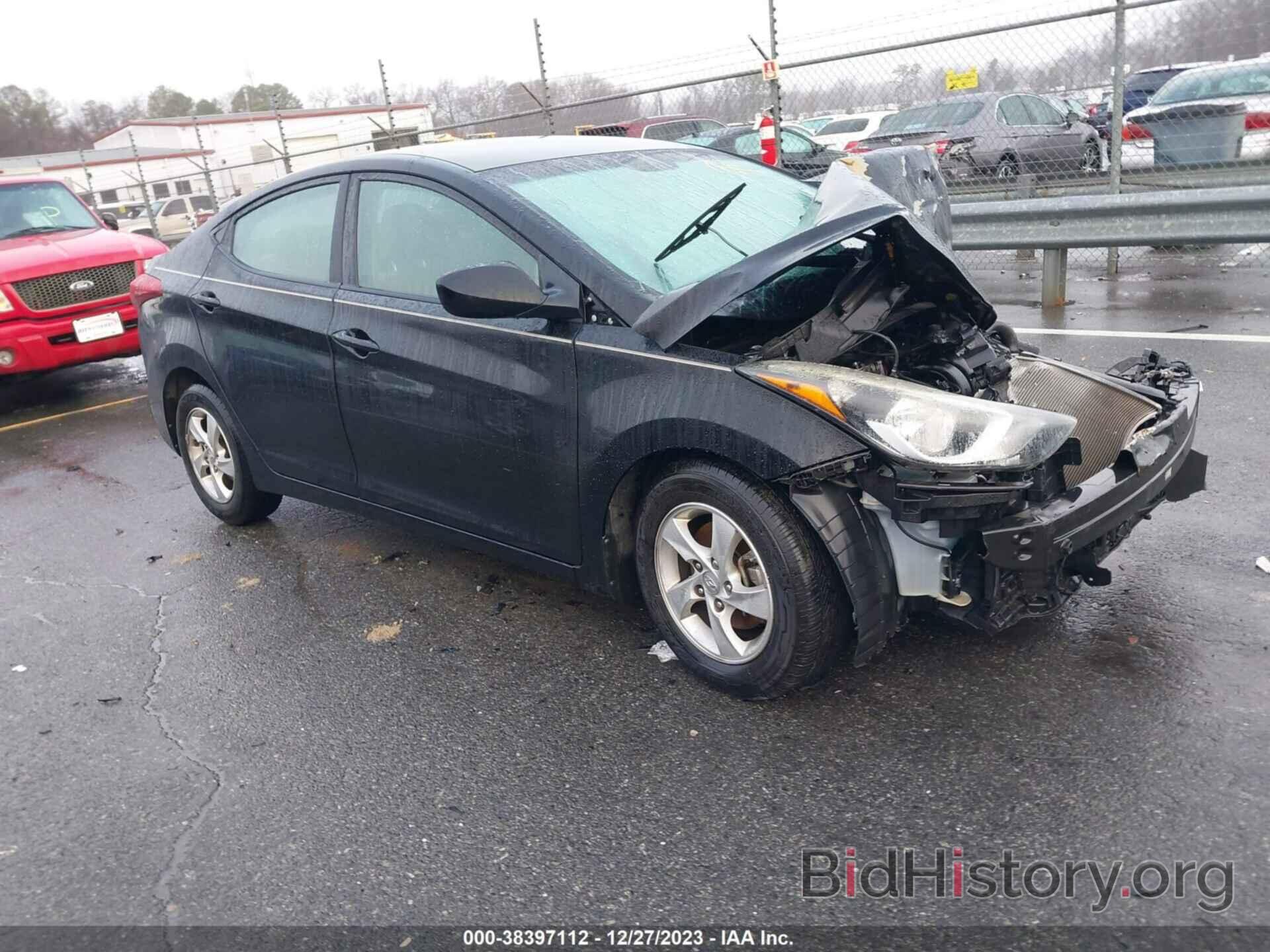 Photo KMHDH4AE9FU439660 - HYUNDAI ELANTRA 2015