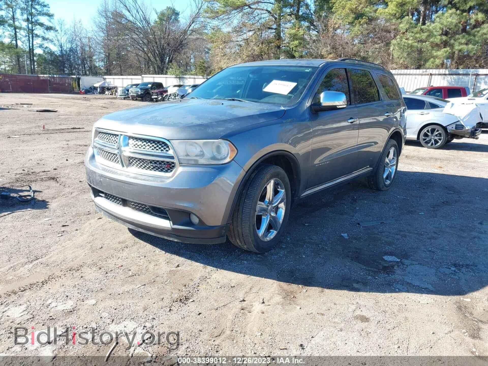 2012 DODGE DURANGO - VIN: 1C4RDHEG5CC260560 - Photo 2