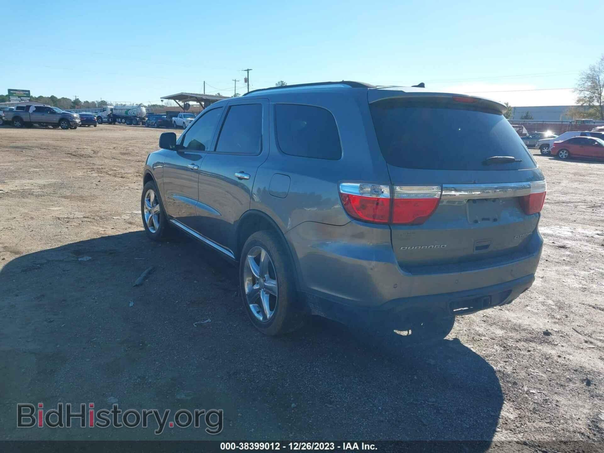 2012 DODGE DURANGO - VIN: 1C4RDHEG5CC260560 - Photo 3