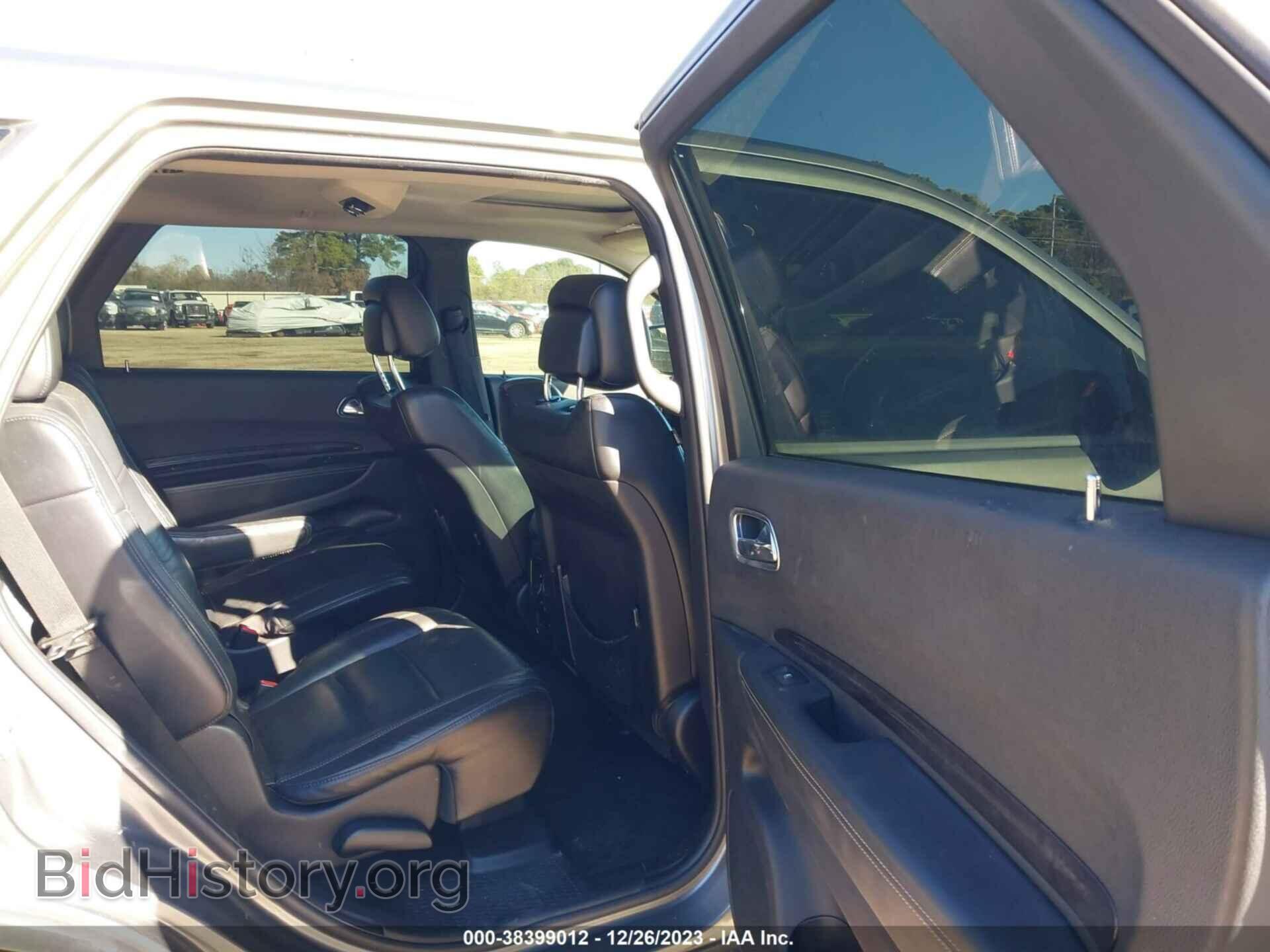 2012 DODGE DURANGO - VIN: 1C4RDHEG5CC260560 - Photo 8