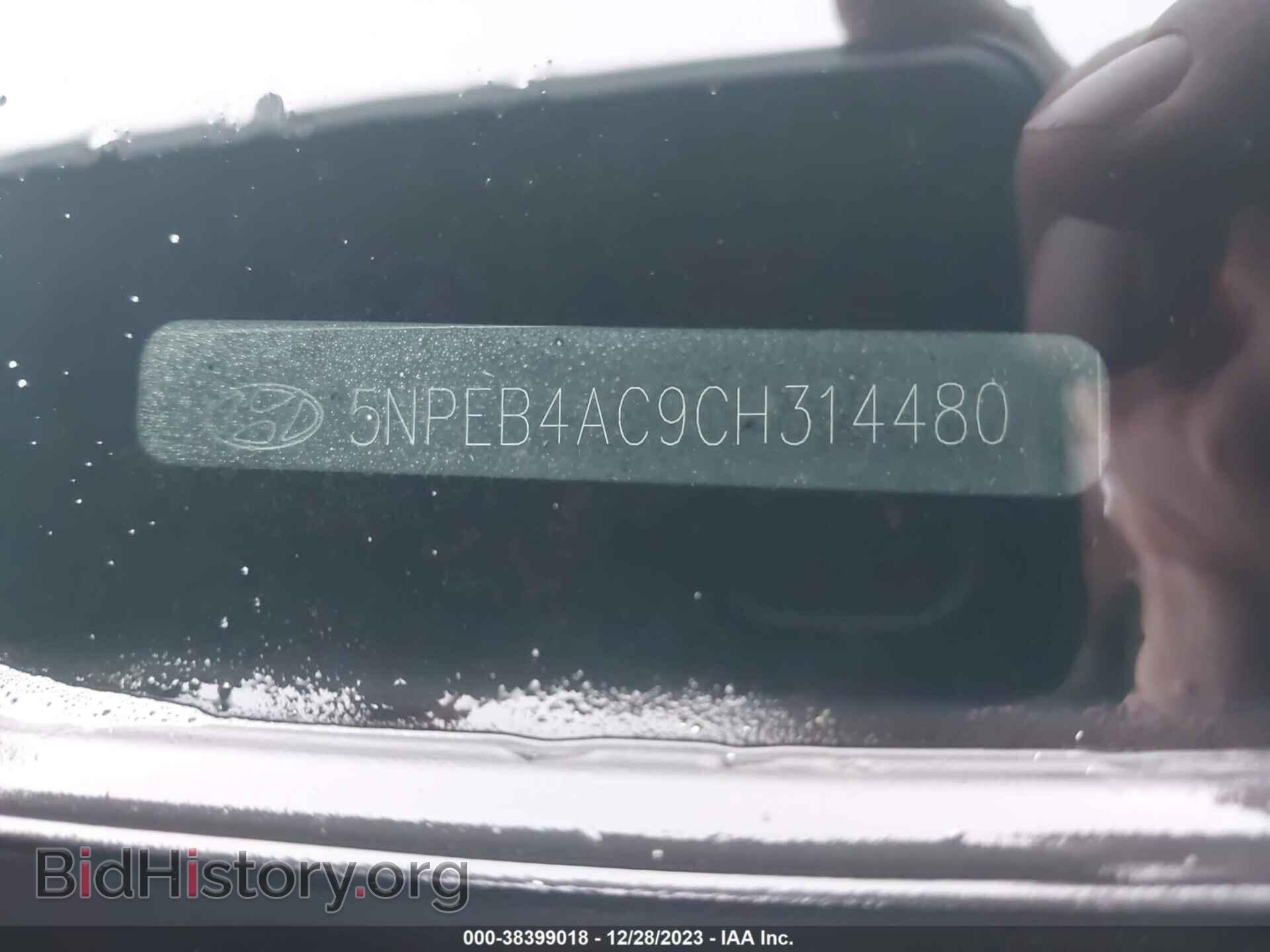 2012 HYUNDAI SONATA - VIN: 5NPEB4AC9CH314480 - Фото 9