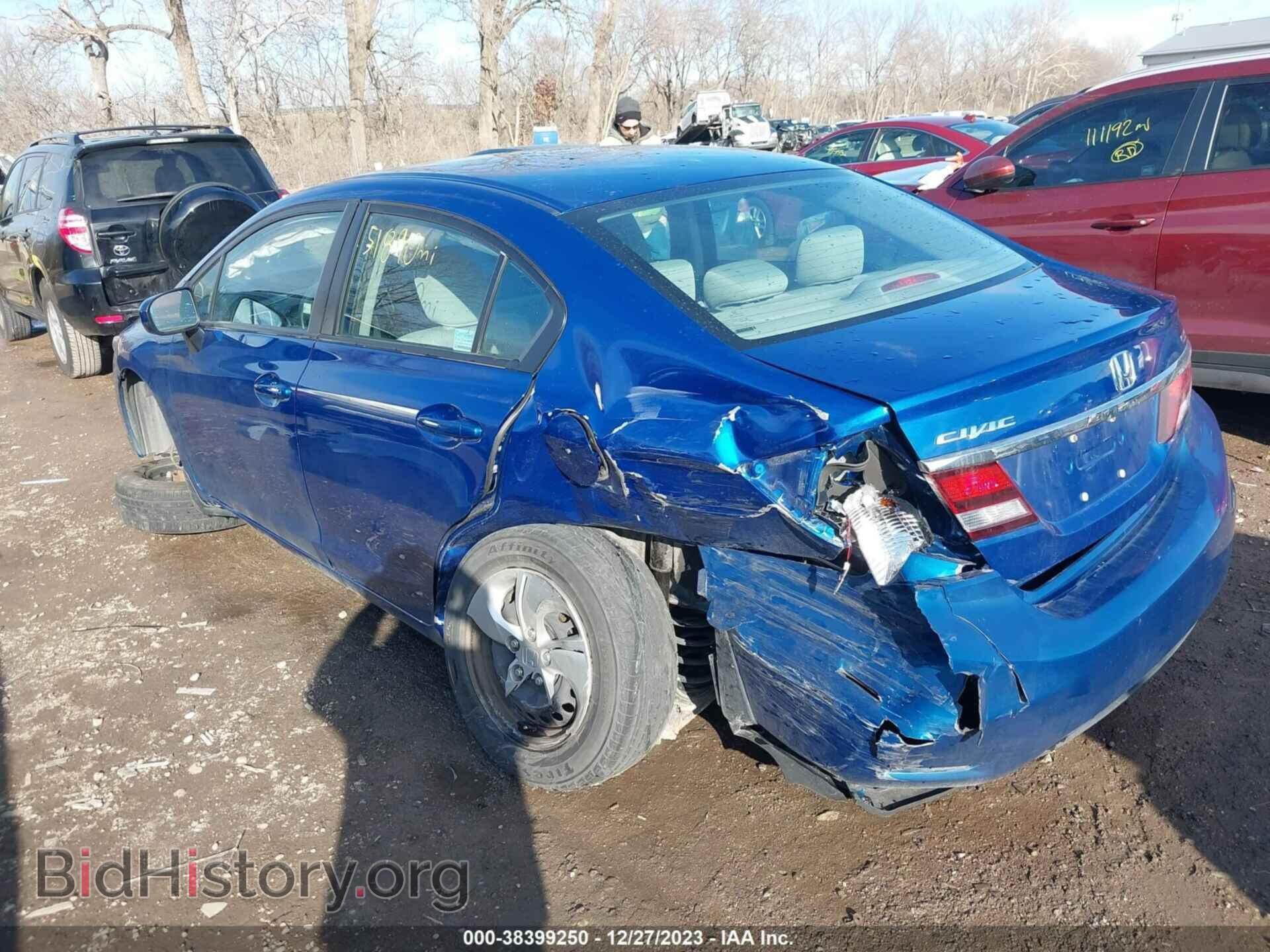 2014 HONDA CIVIC - VIN: 19XFB2F59EE062482 - Фото 3