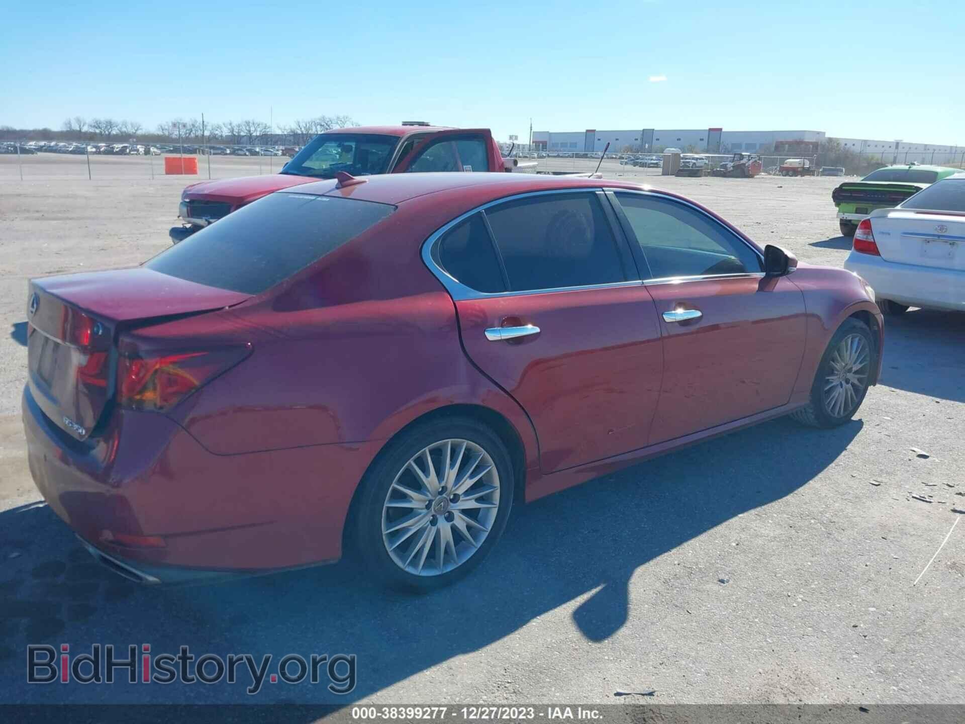 2013 LEXUS GS 350 - VIN: JTHBE1BL8D5001167 - Фото 4