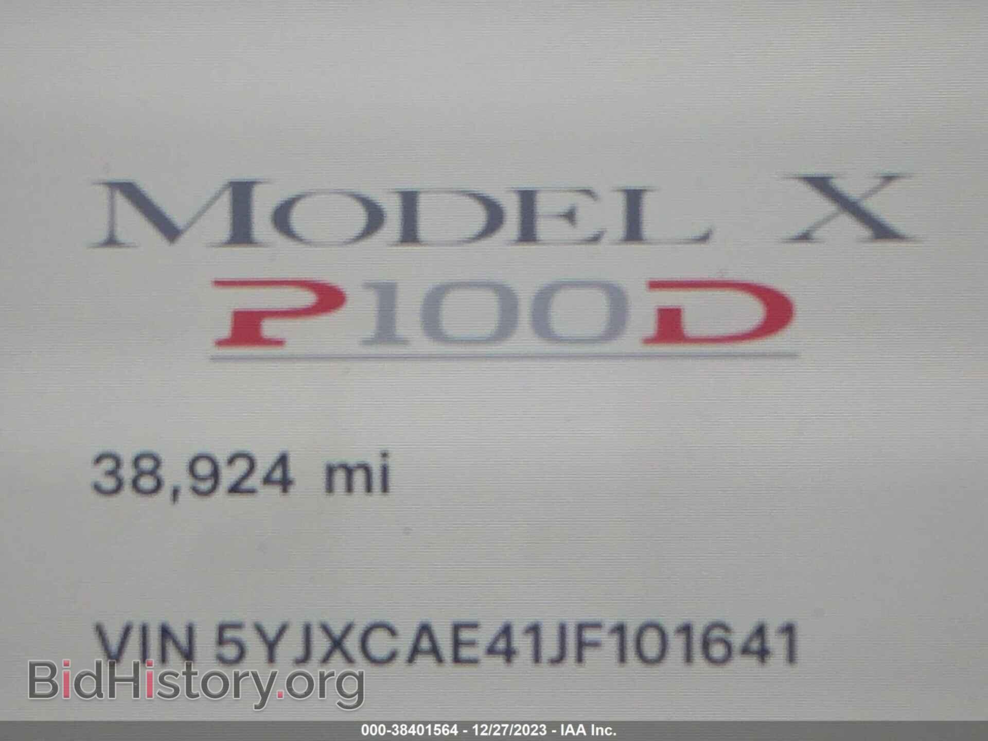 2018 TESLA MODEL X - VIN: 5YJXCAE41JF101641 - Photo 7
