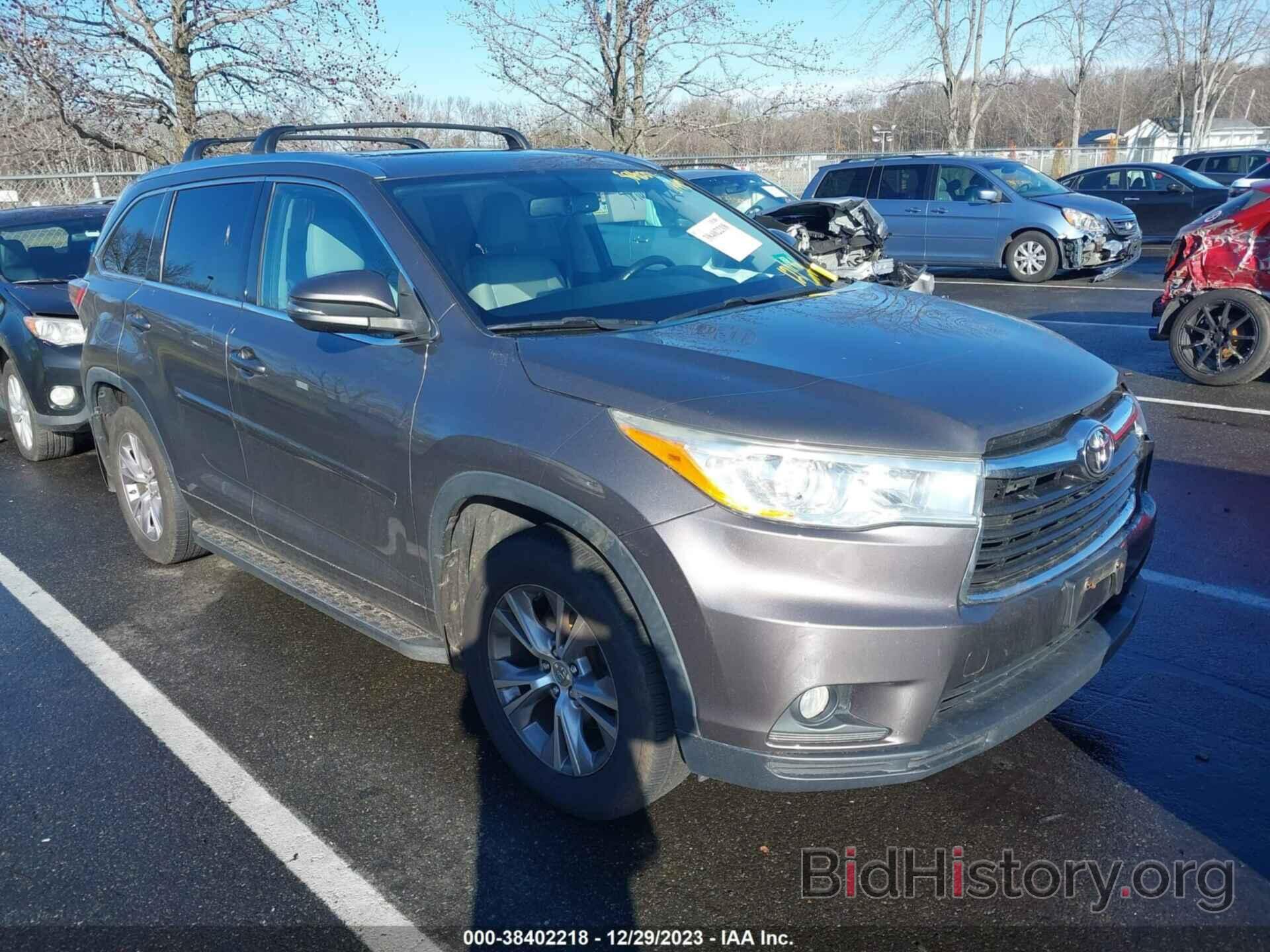 Photo 5TDJKRFH5ES033905 - TOYOTA HIGHLANDER 2014